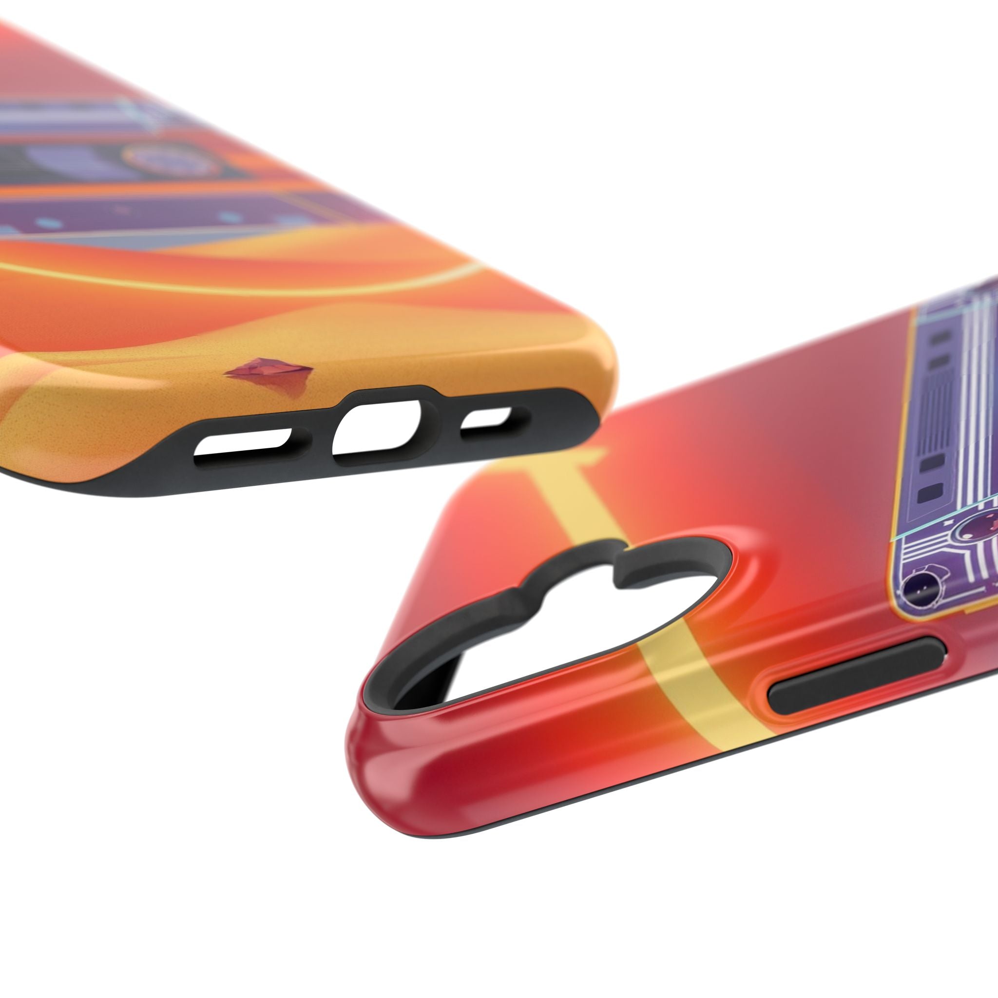 iPhone Cassette Tape Rewind Bold Art Slim Everyday Designer Case · iPhone Case