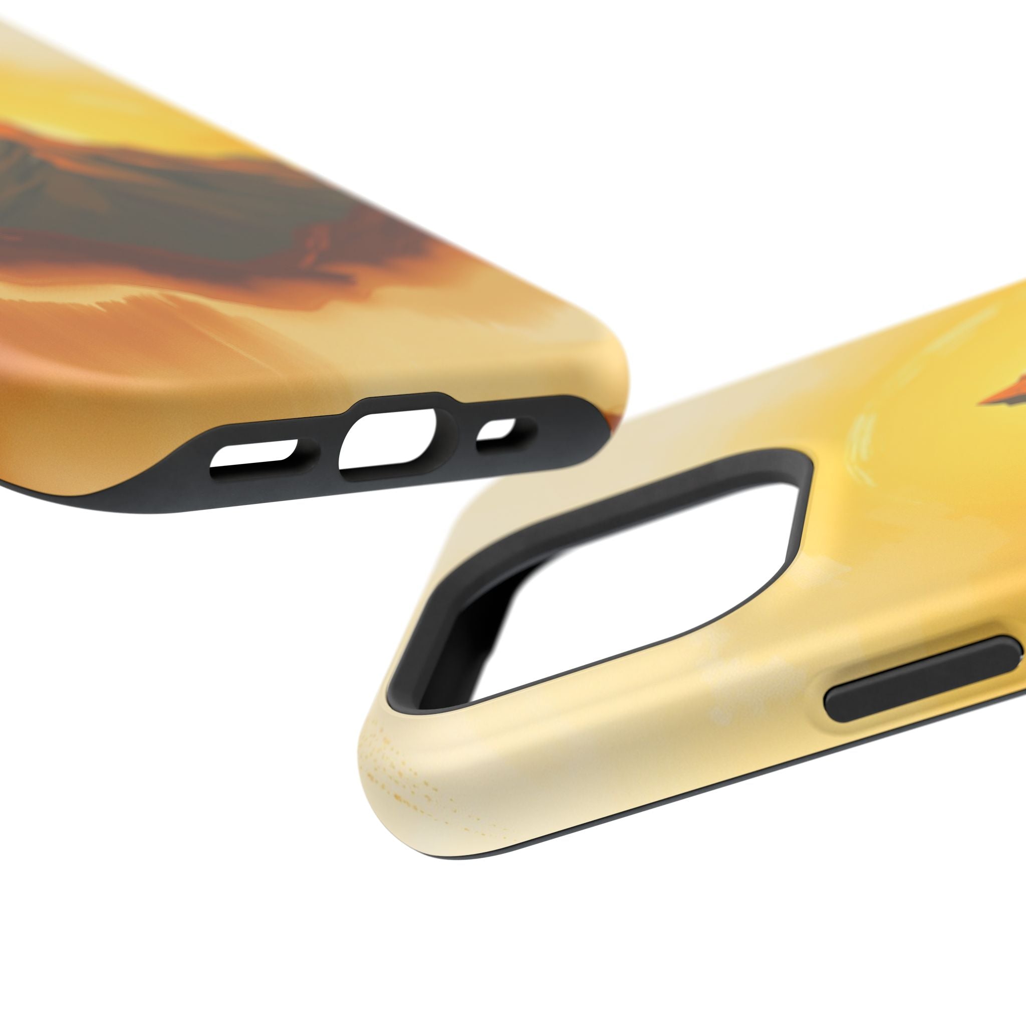 iPhone Mustard And Rust Mountain at Sunrise Slim iPhone Everyday · iPhone Case