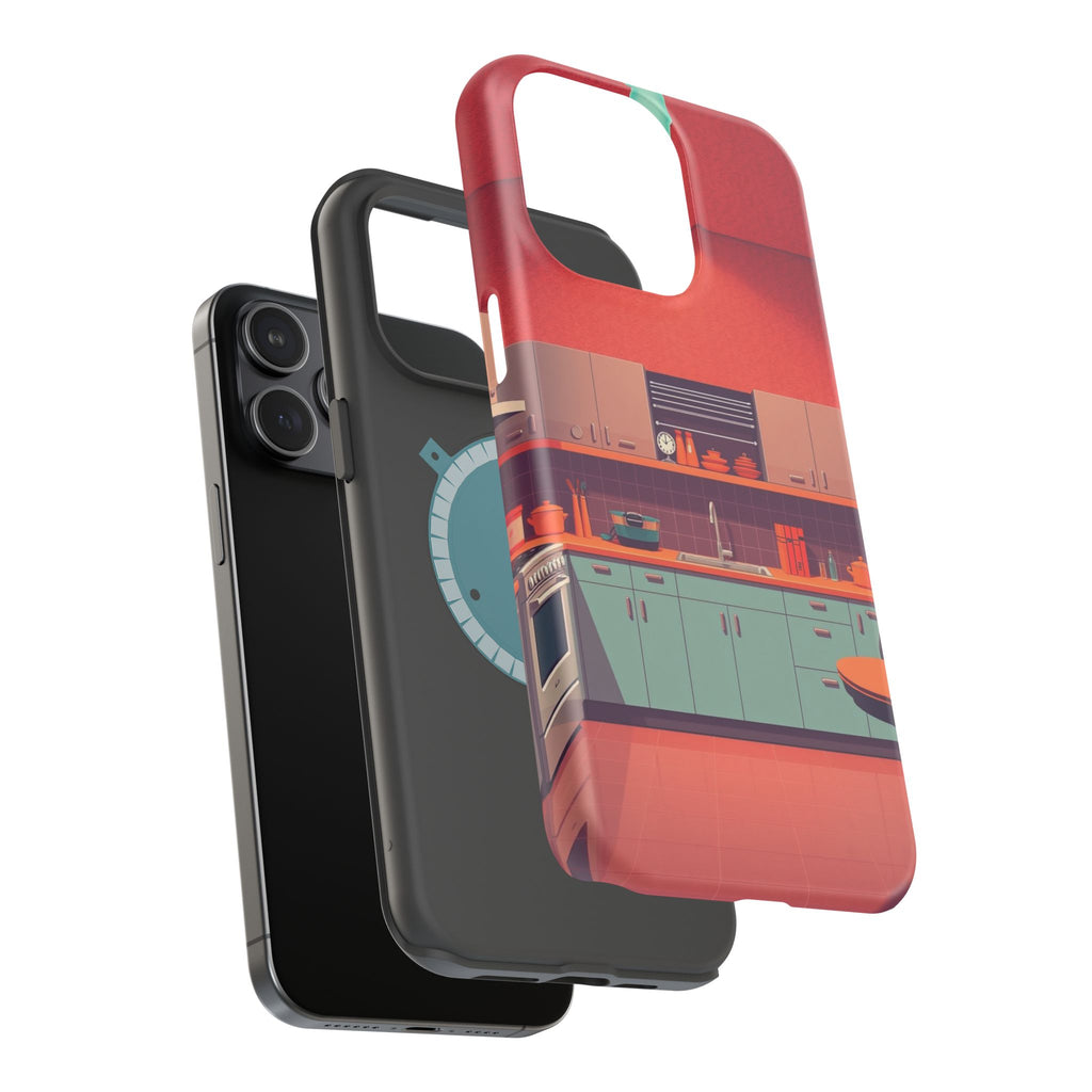 iPhone Earthy 1950s Kitchen Design Bold Modern Everyday Snap Case · iPhone Case