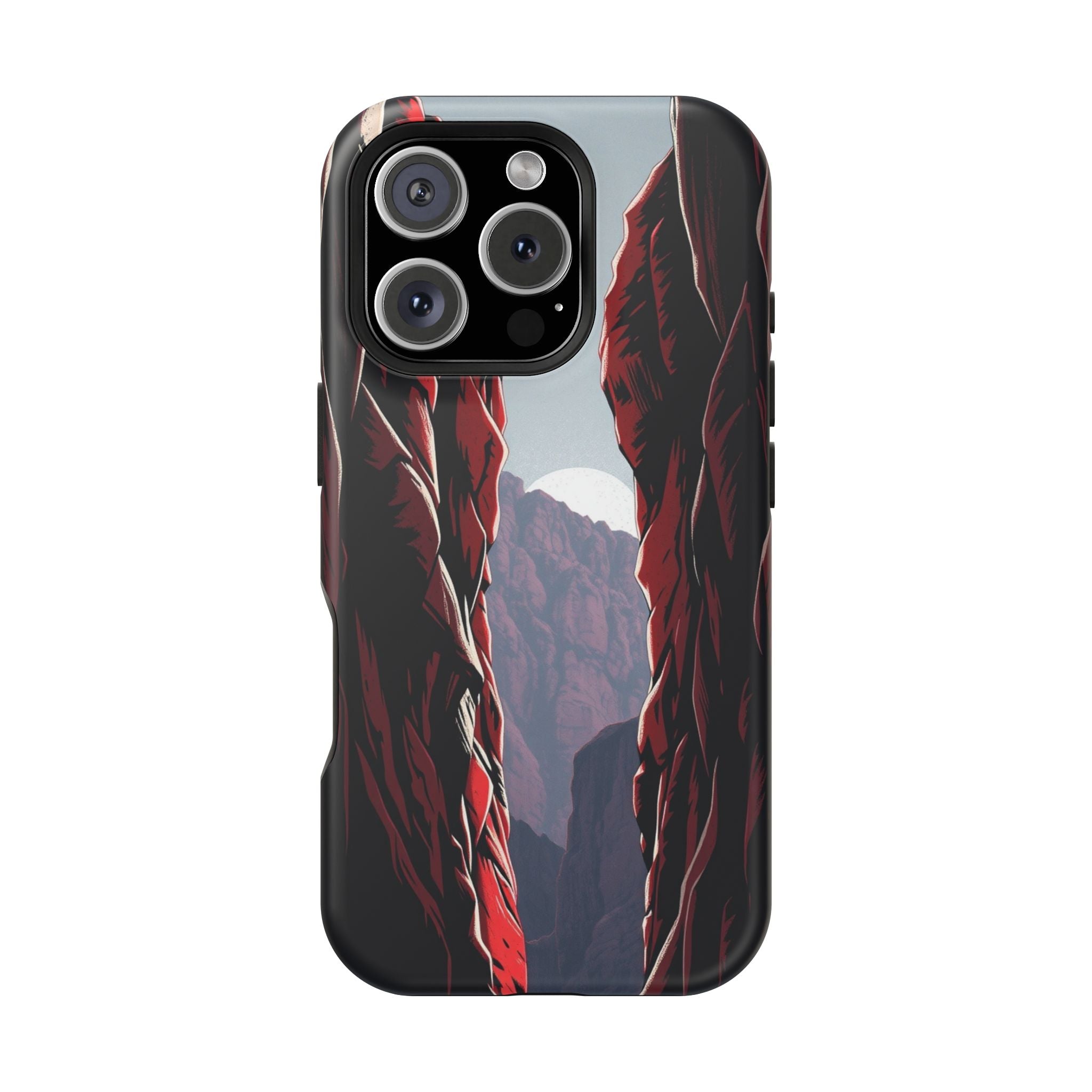 iPhone Serene Canyon Wall Design Bold Modern Everyday Snap Case · iPhone Case