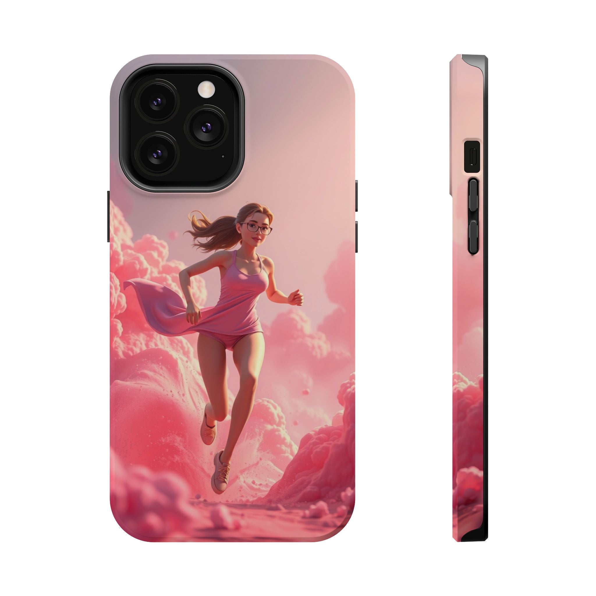 iPhone on Fumes 3D Digital Bold Modern Everyday Snap Case · iPhone Case