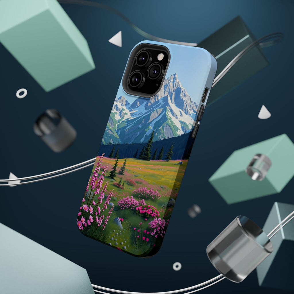 iPhone Earthy Alpine Meadow Design Bold Modern Everyday Snap Case · iPhone Case