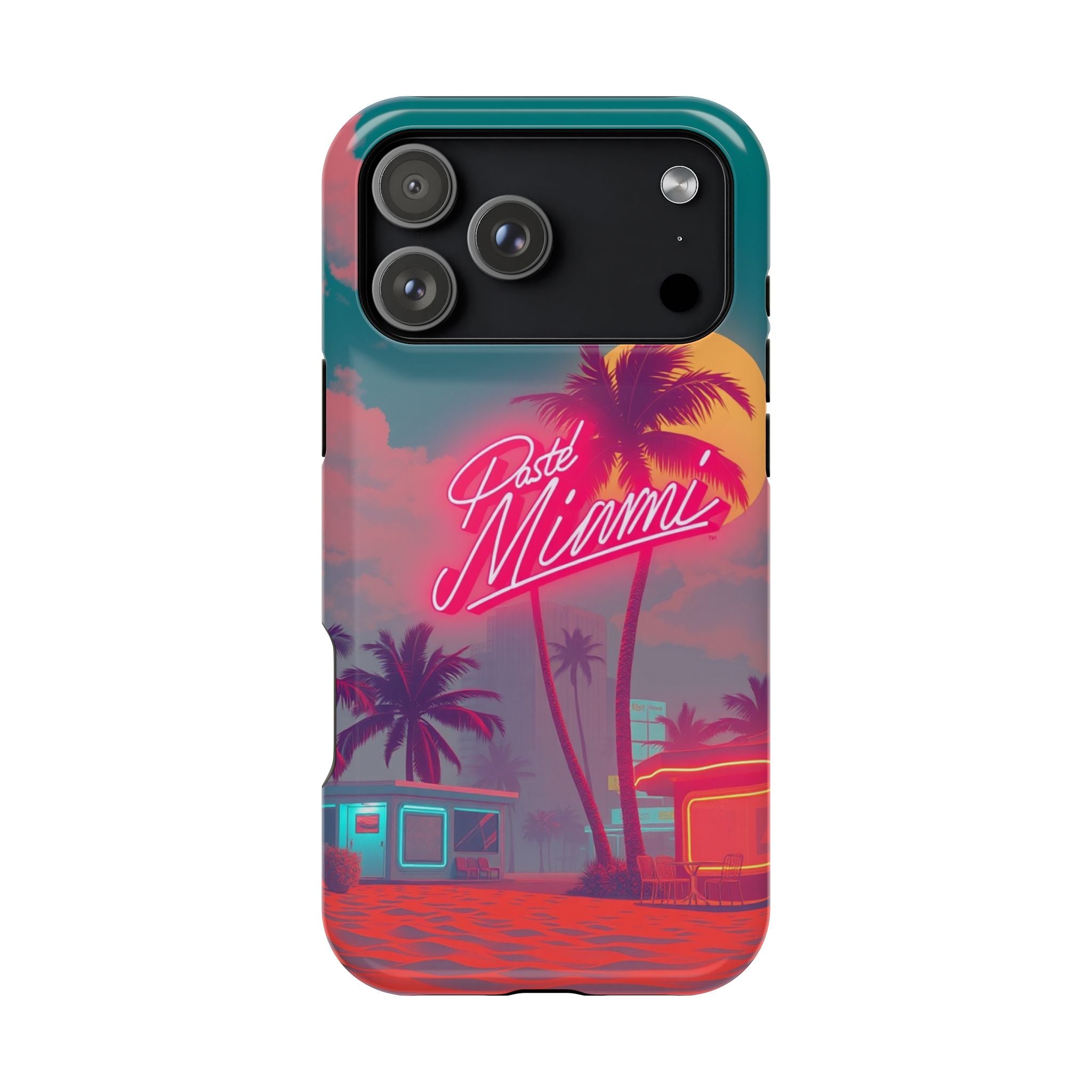 iPhone 1980s Pastel Miami Enchanted Art Slim Everyday Designer Case · iPhone Cas