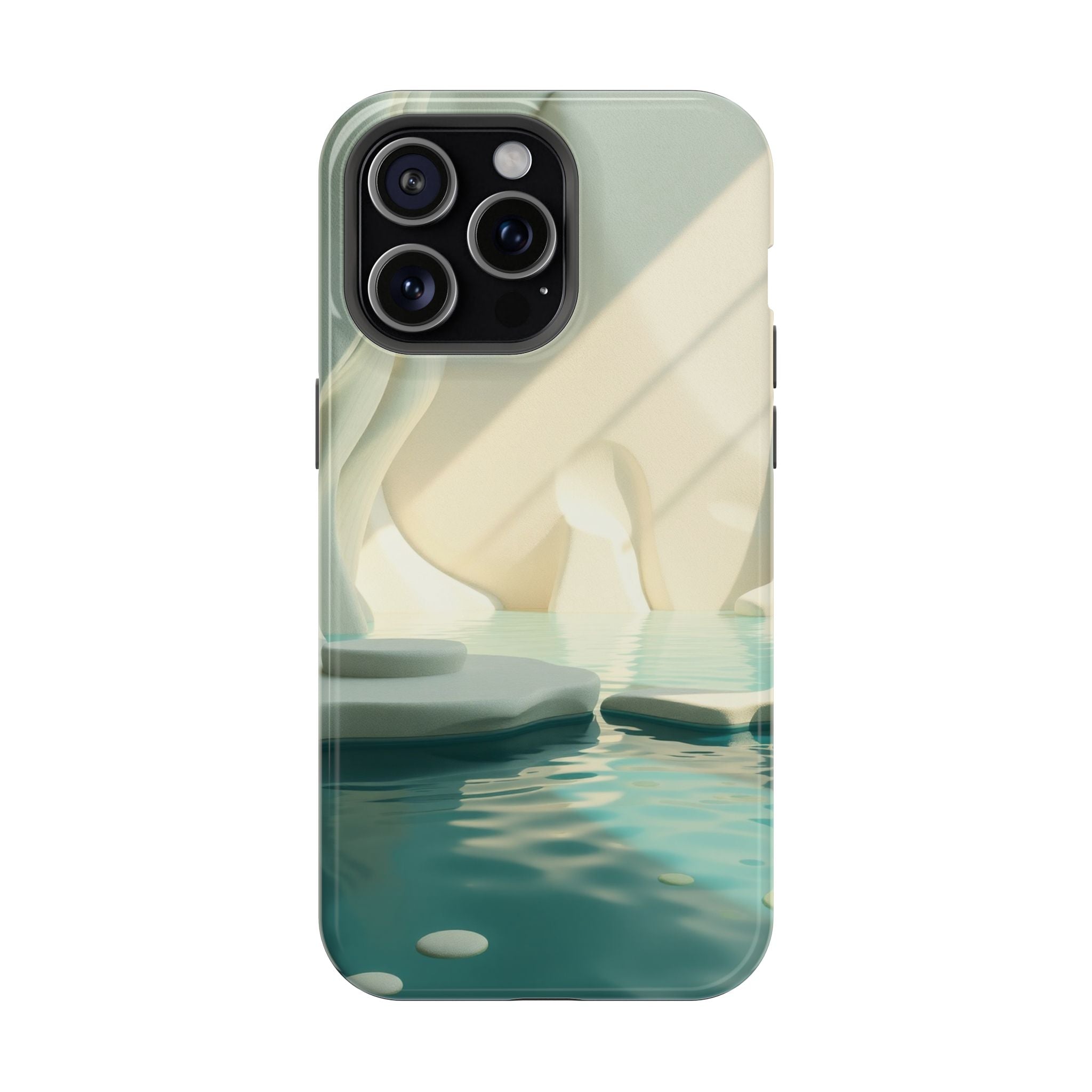 iPhone Tidal Pool 3D Digital Slim Everyday Designer Case · iPhone Case