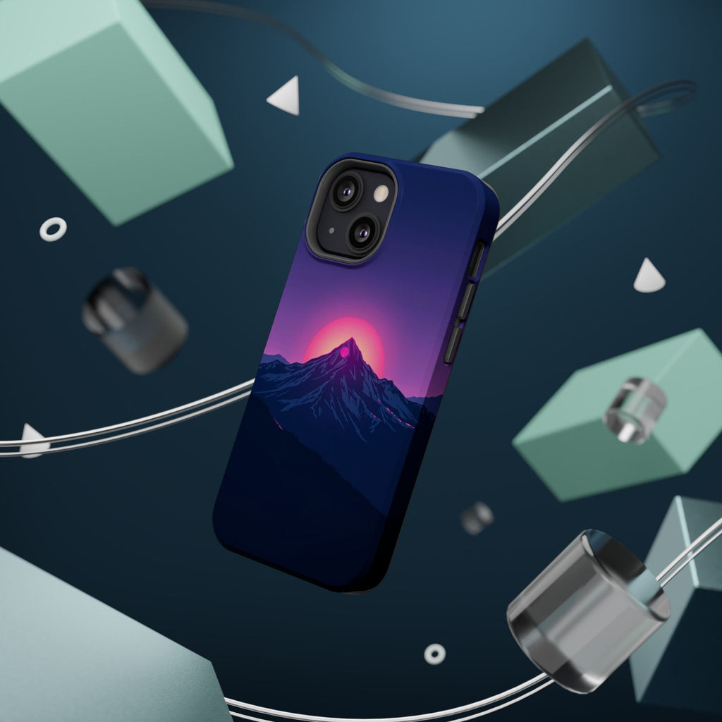 iPhone Mountain at Sunrise Electric Art Slim Everyday iPhone 15 · iPhone Case