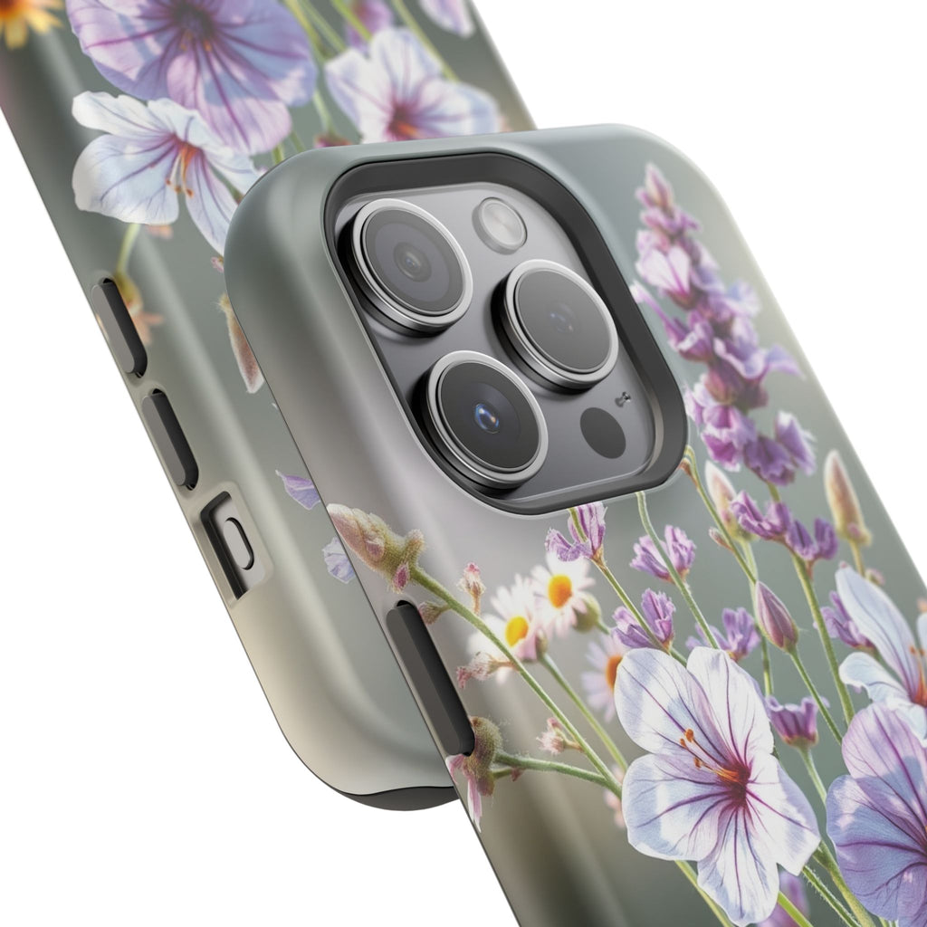 iPhone Wildflower Bunch Enchanted Art Slim Everyday Designer Case · iPhone Case