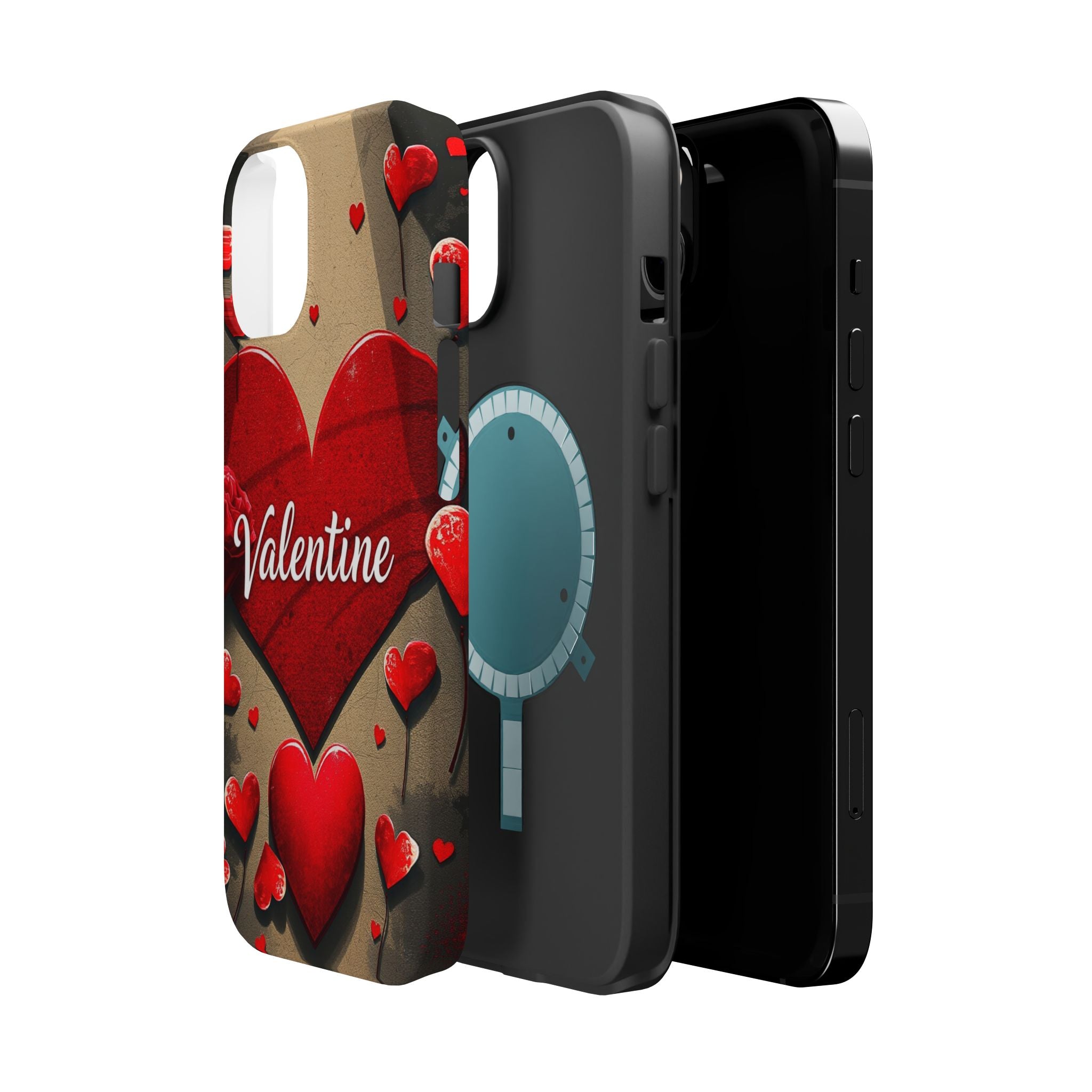 iPhone Serene Vintage Valentine Card Design Slim Everyday Designer Case · iPhone