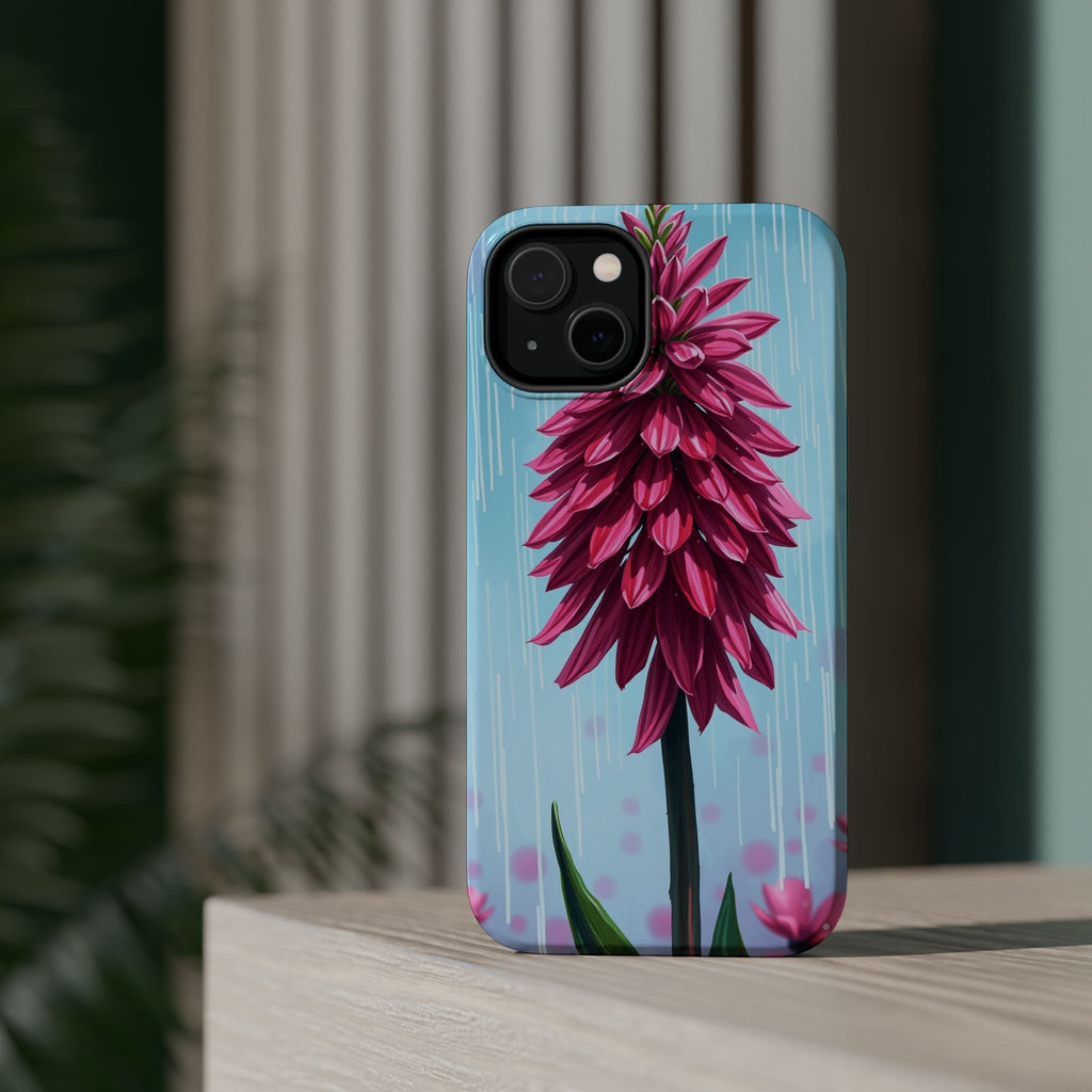 iPhone Cyan And Magenta Spring Shower Bloom Slim iPhone Everyday · iPhone Case