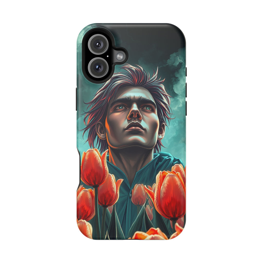 iPhone Tulip Row Electric Art Slim Everyday Designer Case · iPhone Case