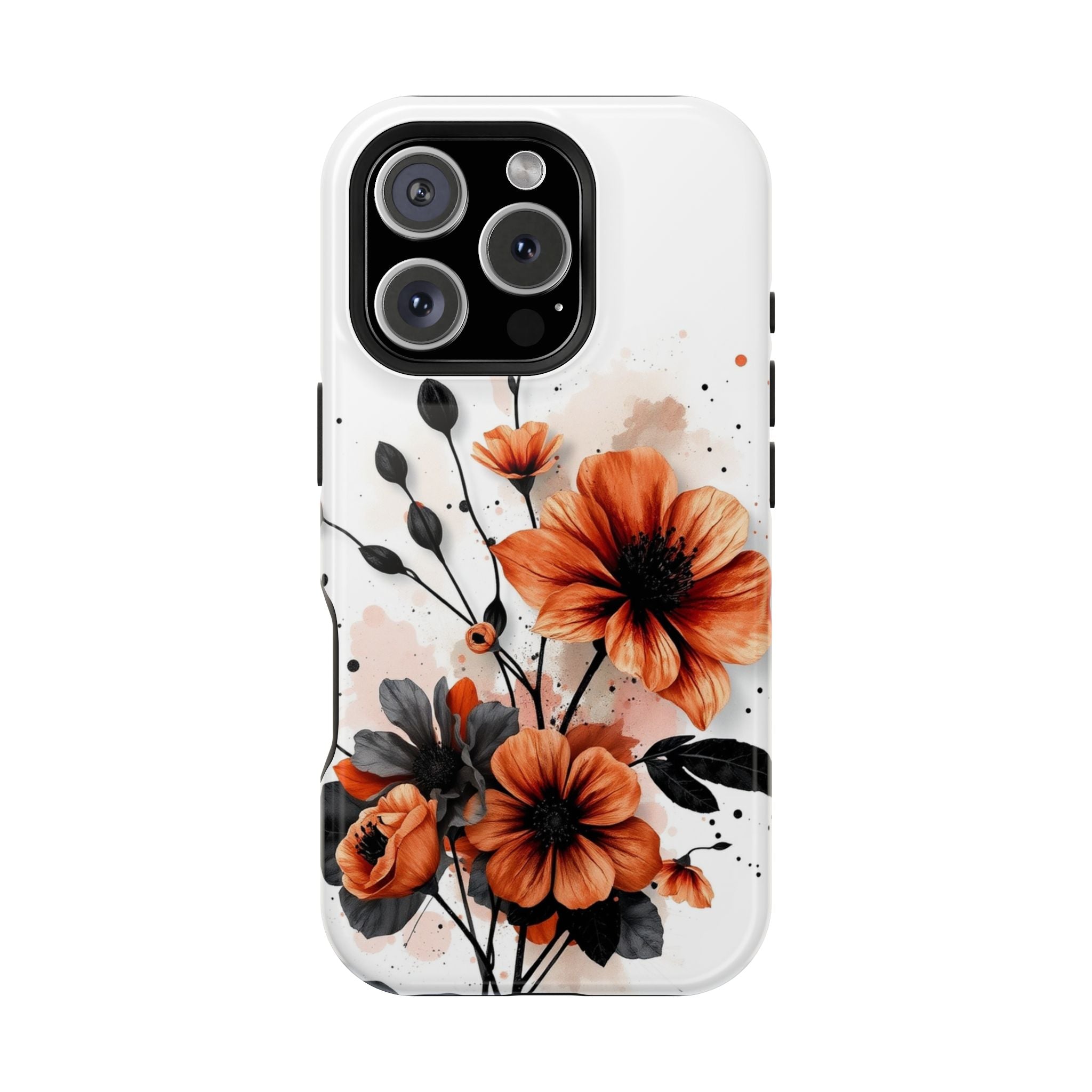 iPhone Floral Watercolor Splash 3D Digital Slim iPhone Everyday · iPhone Case