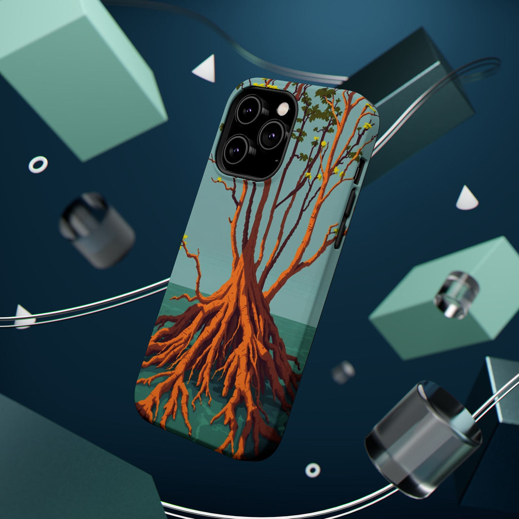 iPhone Mustard And Rust Mangrove Roots Slim Everyday iPhone 13 Designer · iPhone