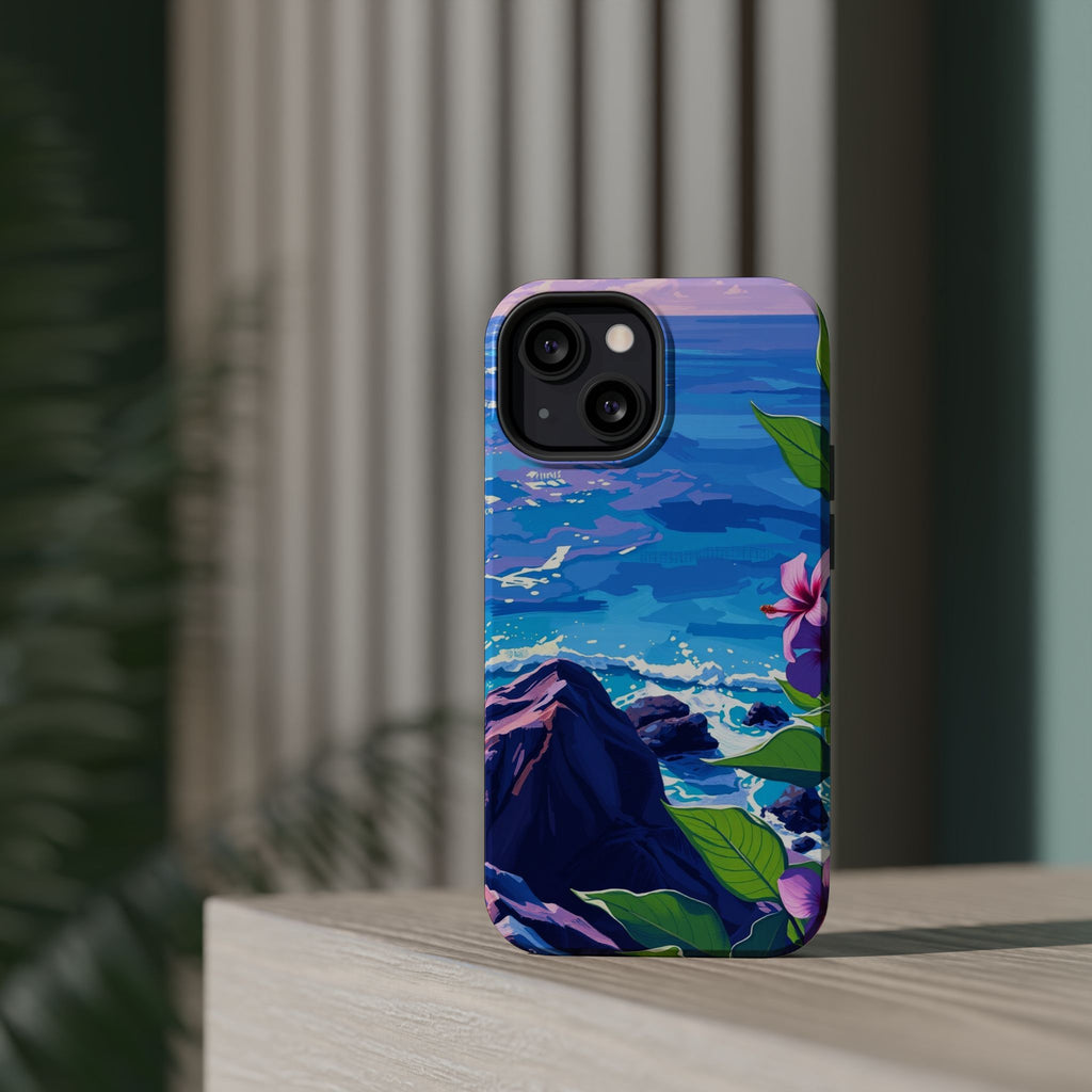 iPhone Hibiscus Coast Enchanted Art Slim Everyday Designer Case · iPhone Case