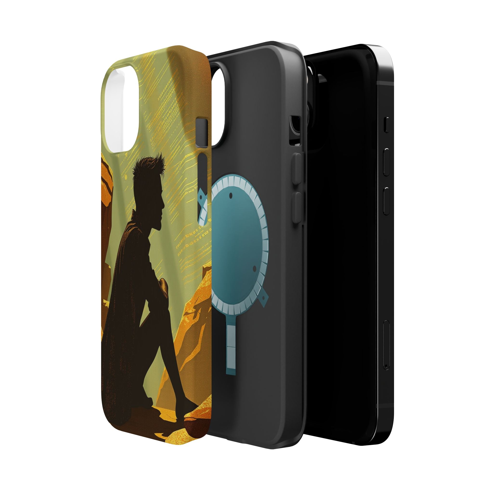 iPhone Mustard And Rust Overthinking Again Slim Everyday Designer Case · iPhone