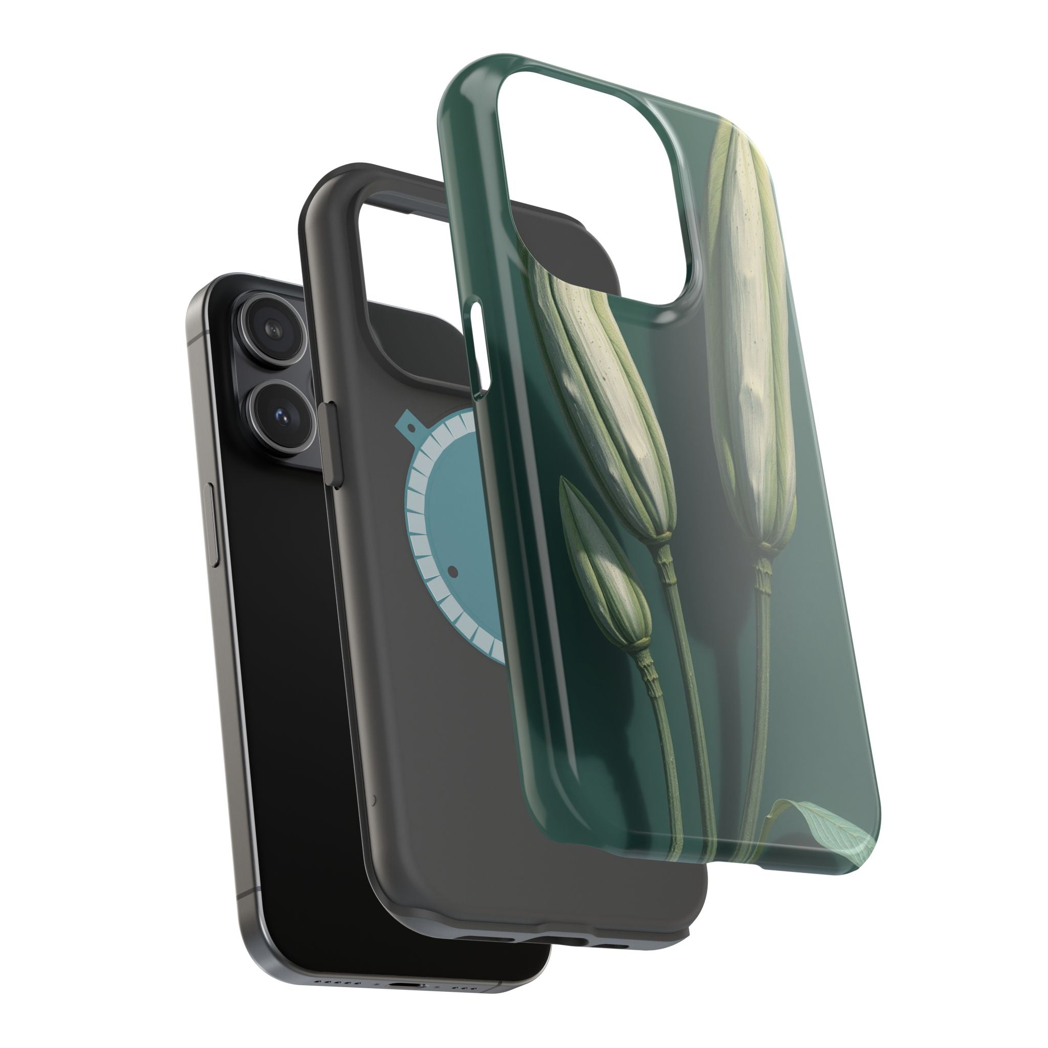 iPhone Botanical Illustration Grunge Distressed Soft iPhone Finish · iPhone Case