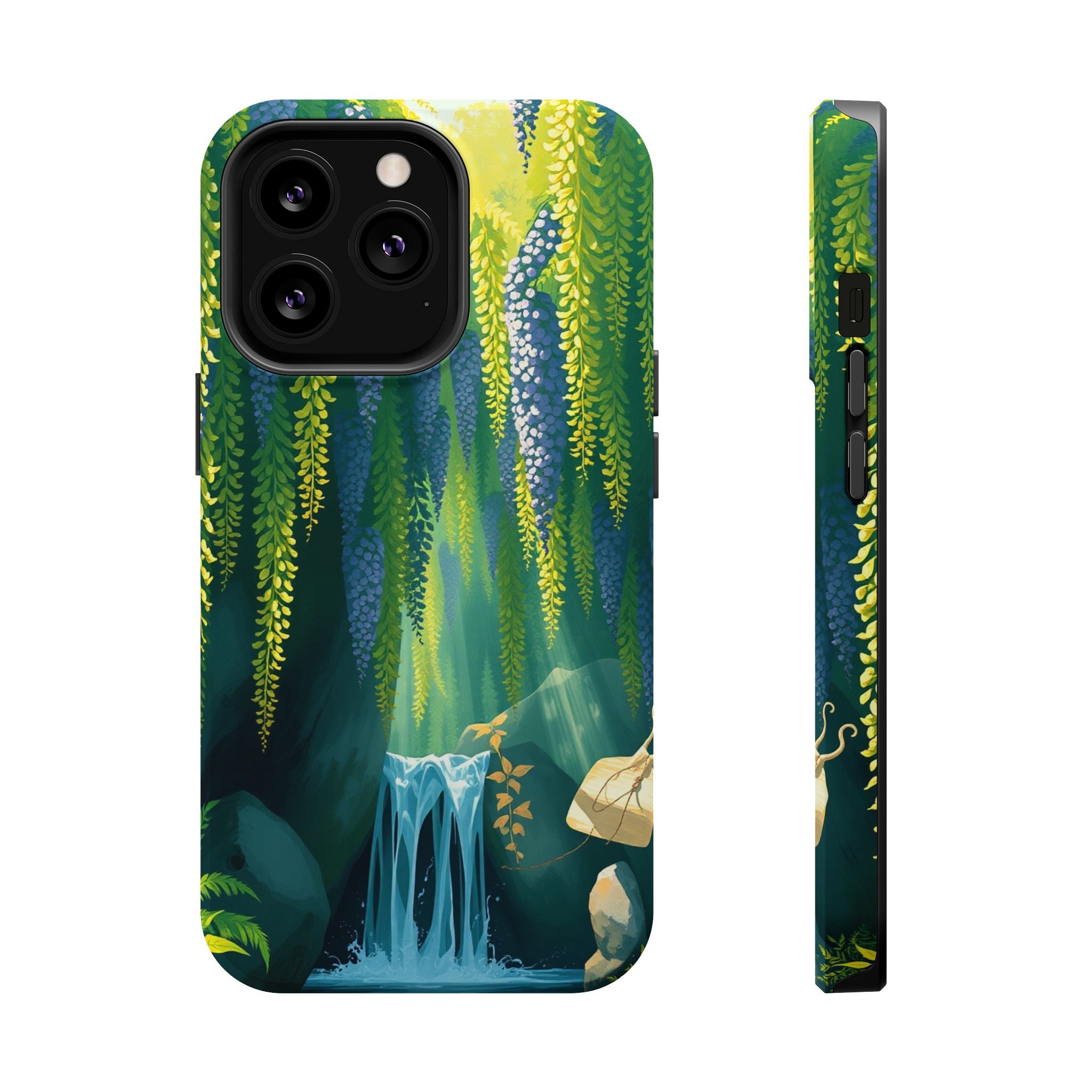 iPhone Wisteria Cascade Mystic Art Bold Modern Everyday Snap Case · iPhone Case