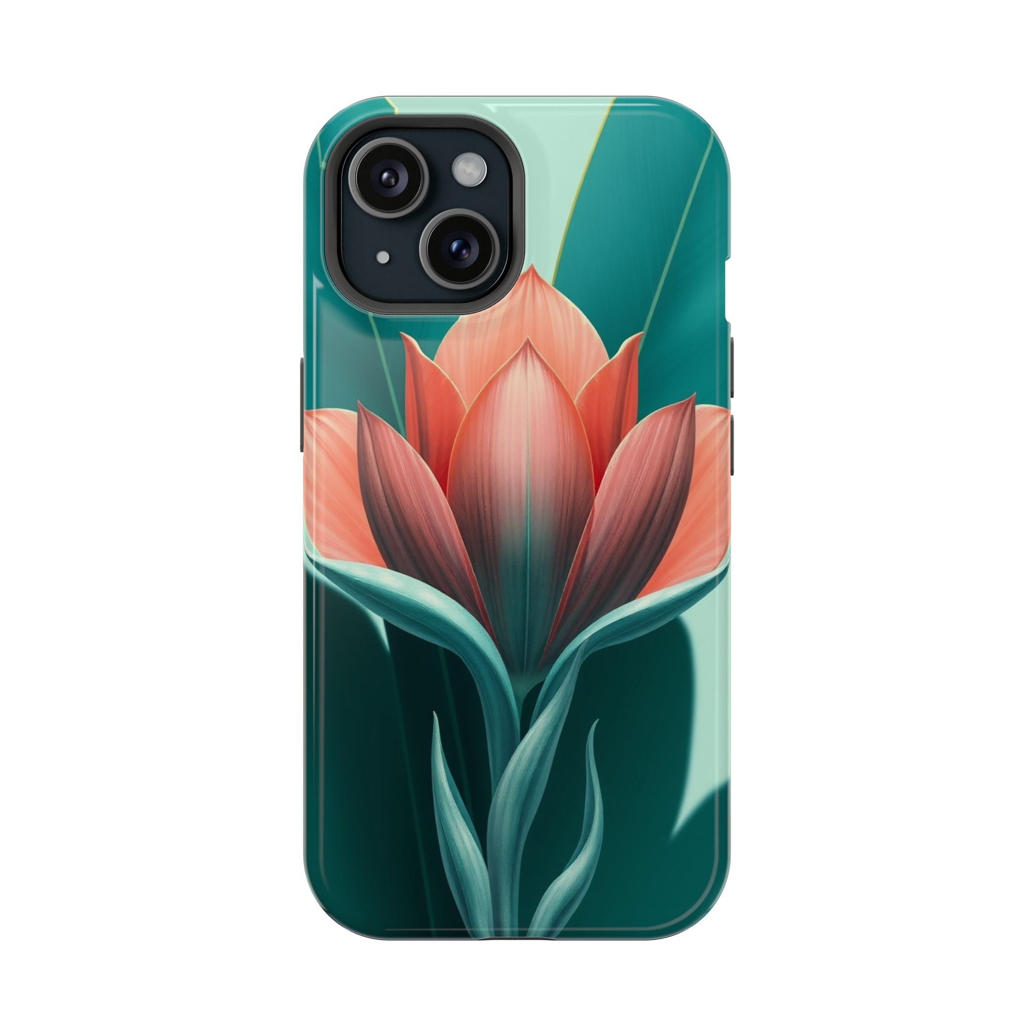 iPhone Dreamy Botanical Illustration Design Soft iPhone 14 Finish · iPhone Case