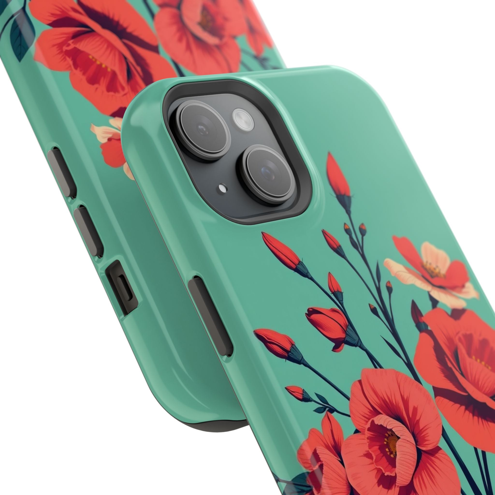 iPhone Pin-up Floral Cinematic Art Bold Modern Everyday Snap Case · iPhone Case