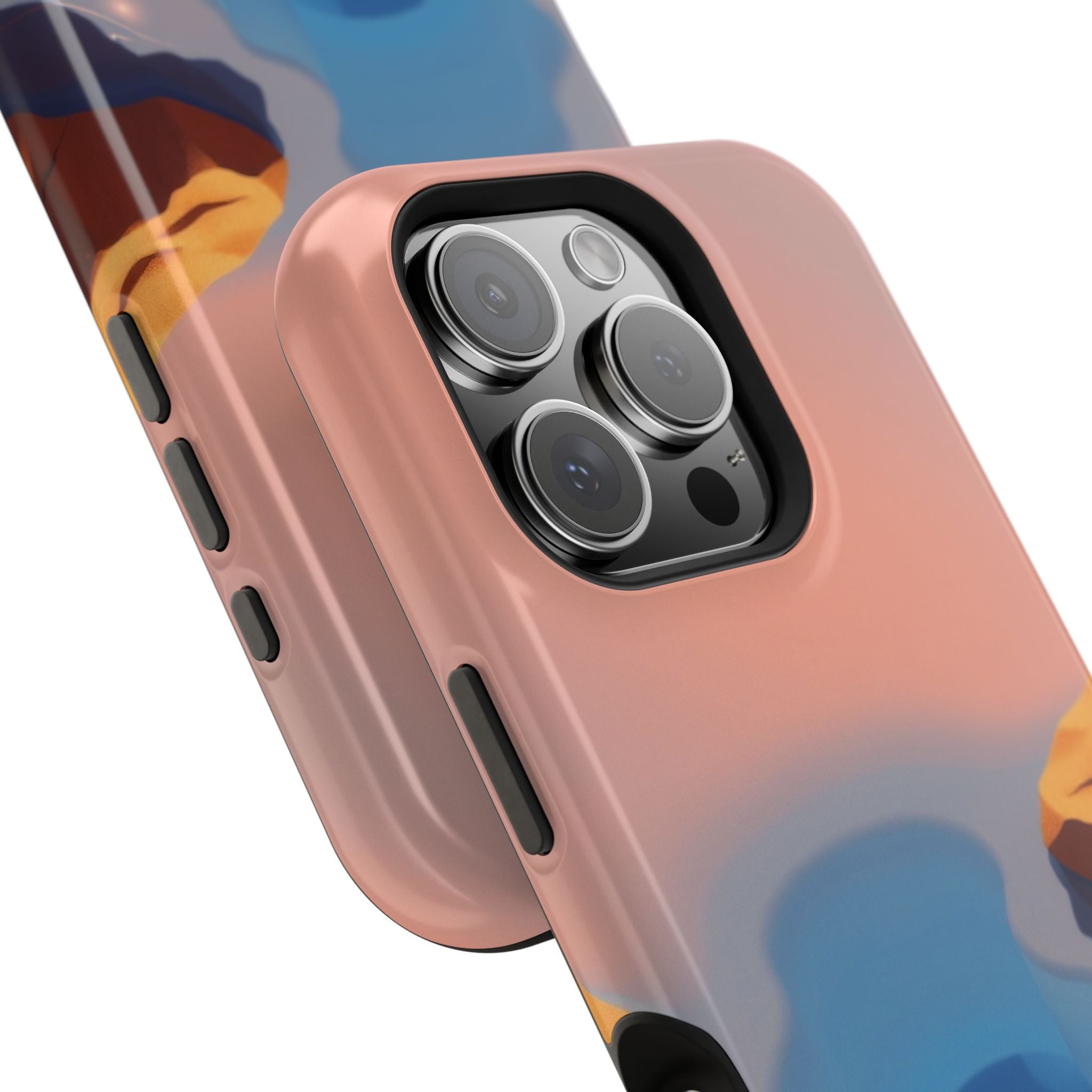 iPhone Burnt Orange And Sand Tidal Pool Slim Everyday iPhone Designer · iPhone C