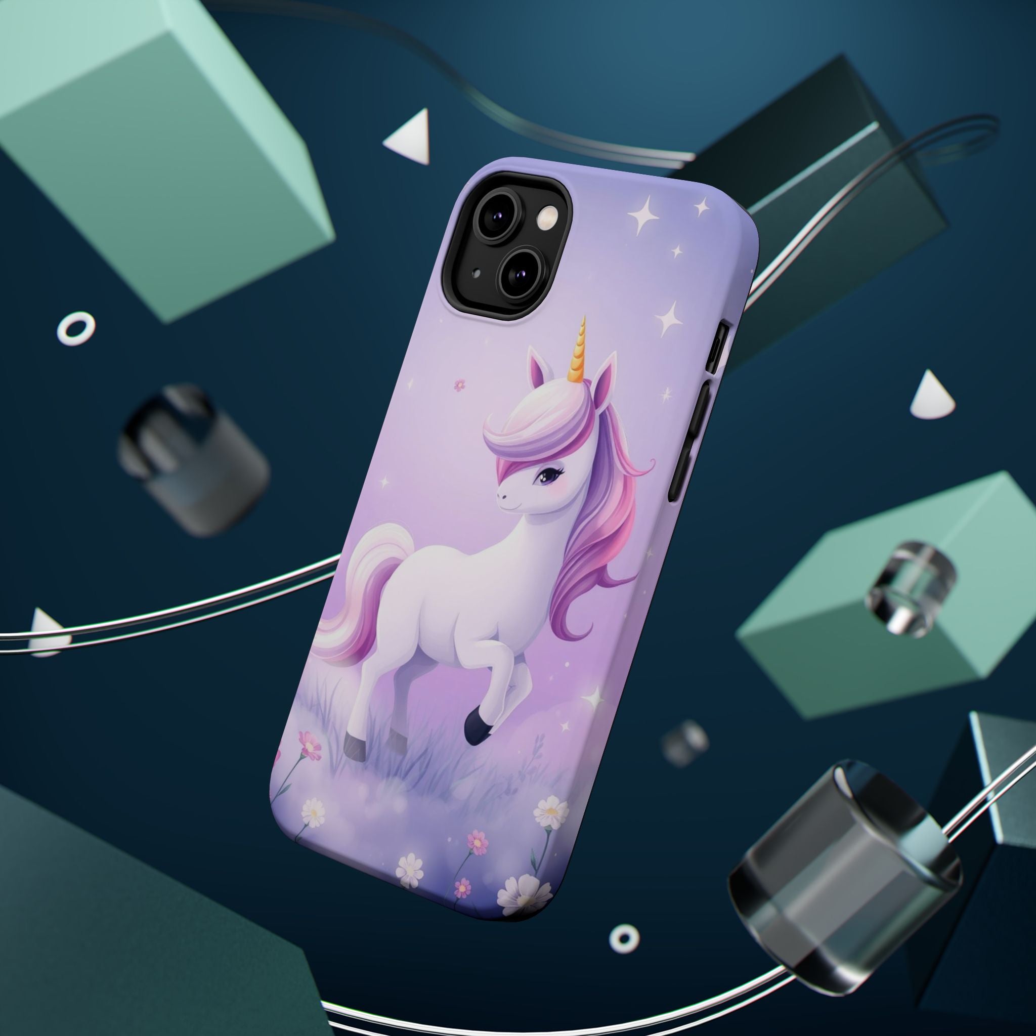 iPhone Lilac Mist Unicorn Kids Fun iPhone Phone Case Gift Artistic · iPhone Case