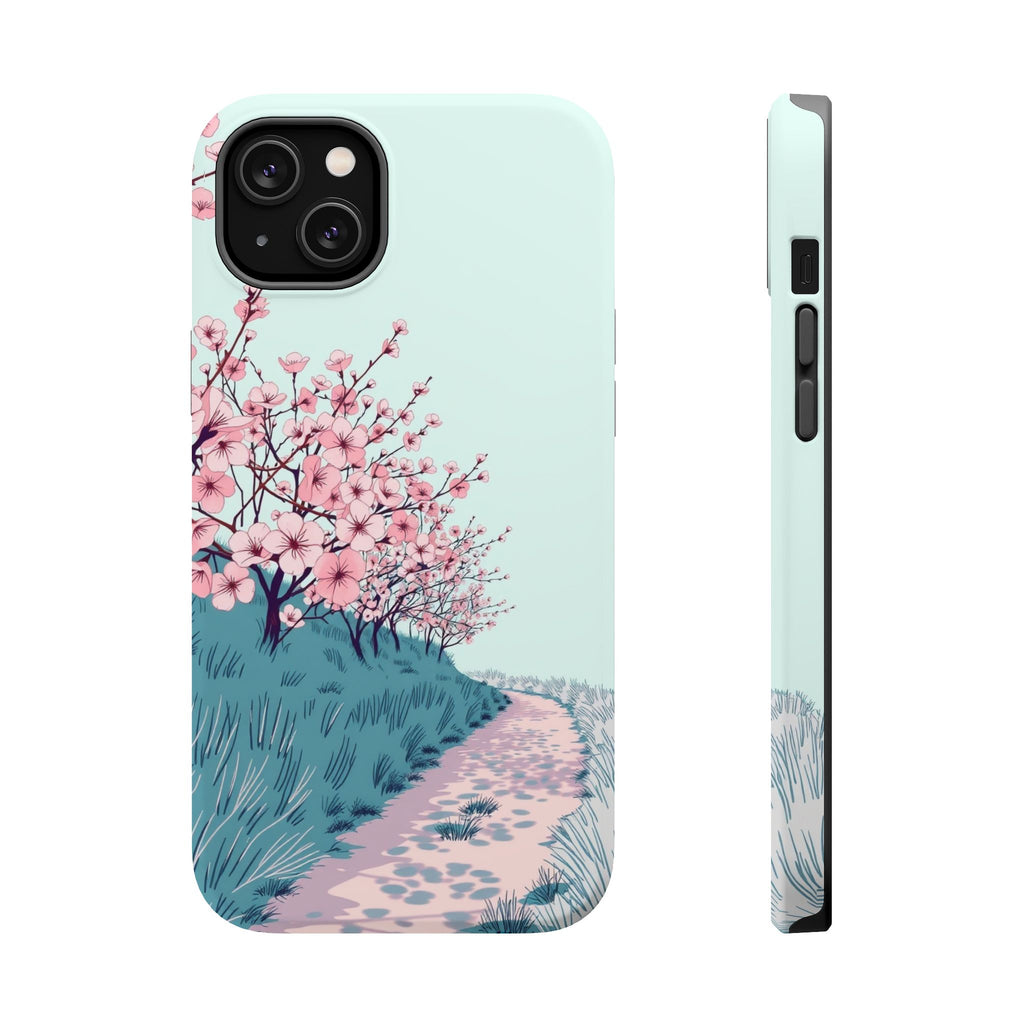 iPhone Radiant Blossom Trail Design Slim Everyday Designer Case · iPhone Case
