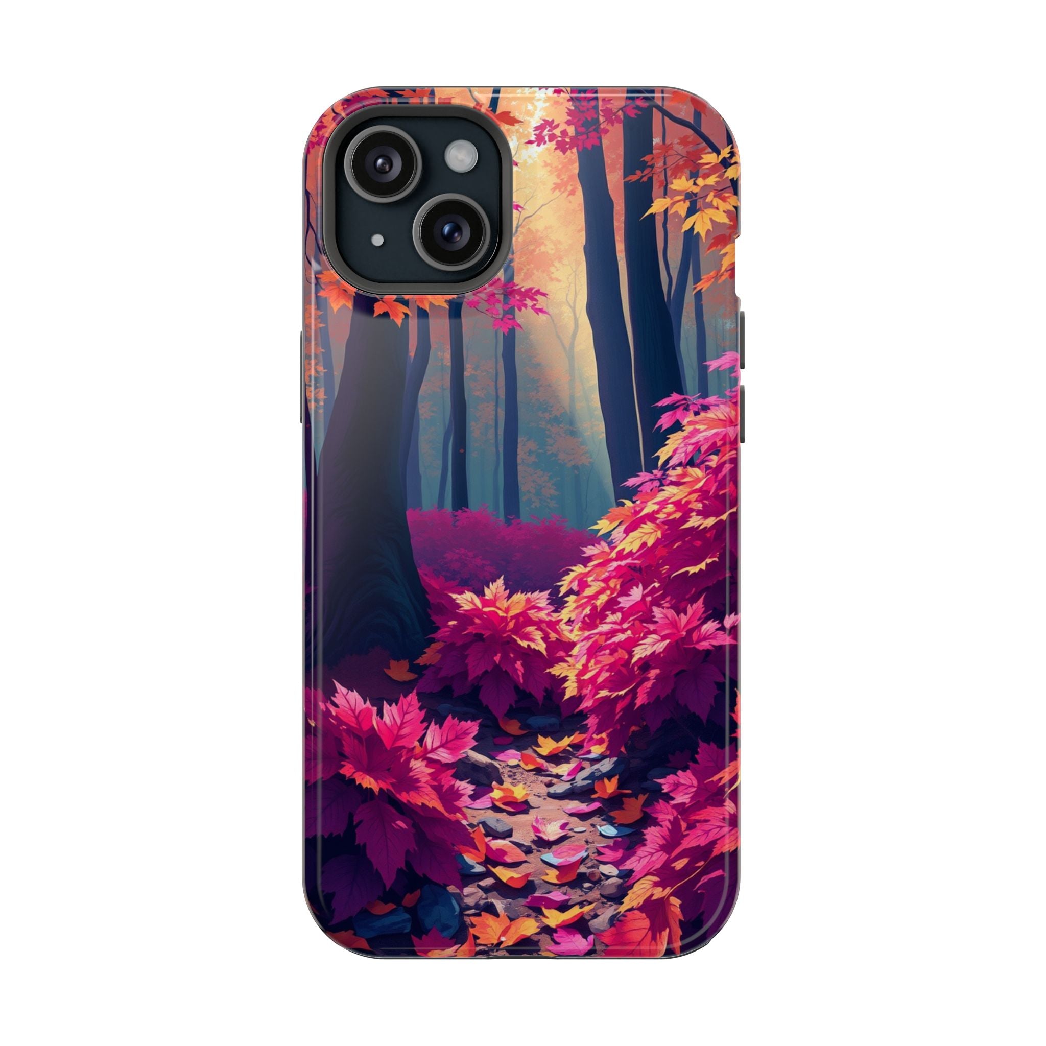 iPhone Earthy Autumn Forest Floor Design Slim Everyday iPhone Designer · iPhone
