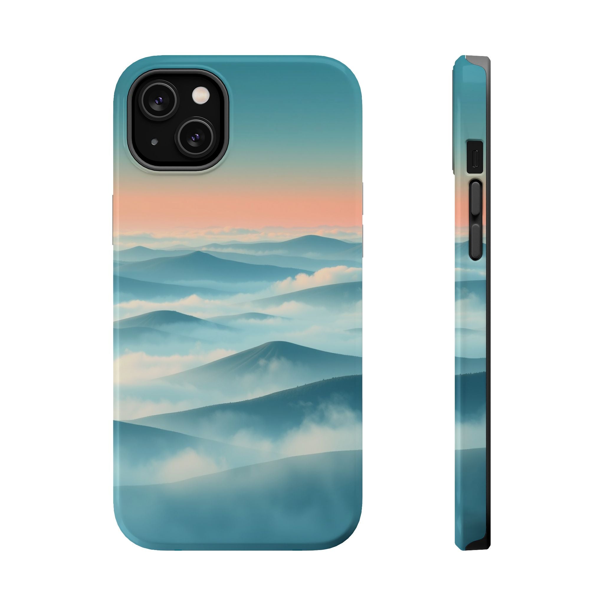 iPhone Fog Rolling Over Hills Electric Art Slim iPhone 17 Everyday · iPhone Case