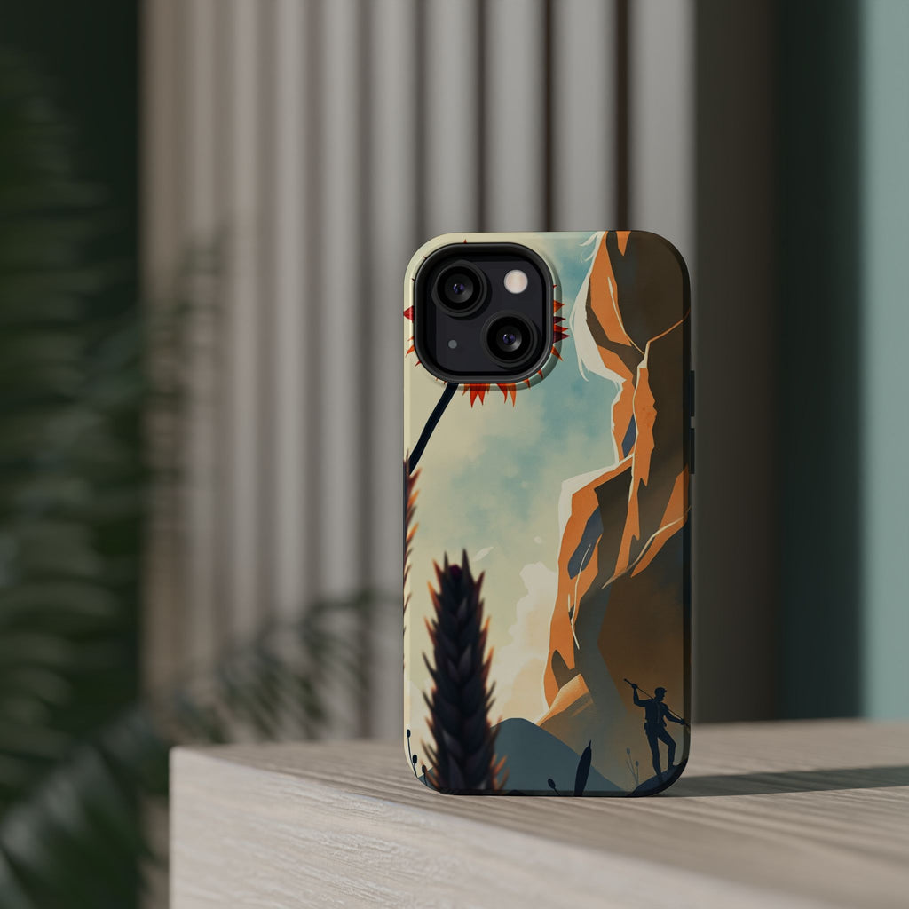 iPhone Bud Burst Vibrant Watercolor Artistic Everyday Cas Slim Snap Case · iPhon