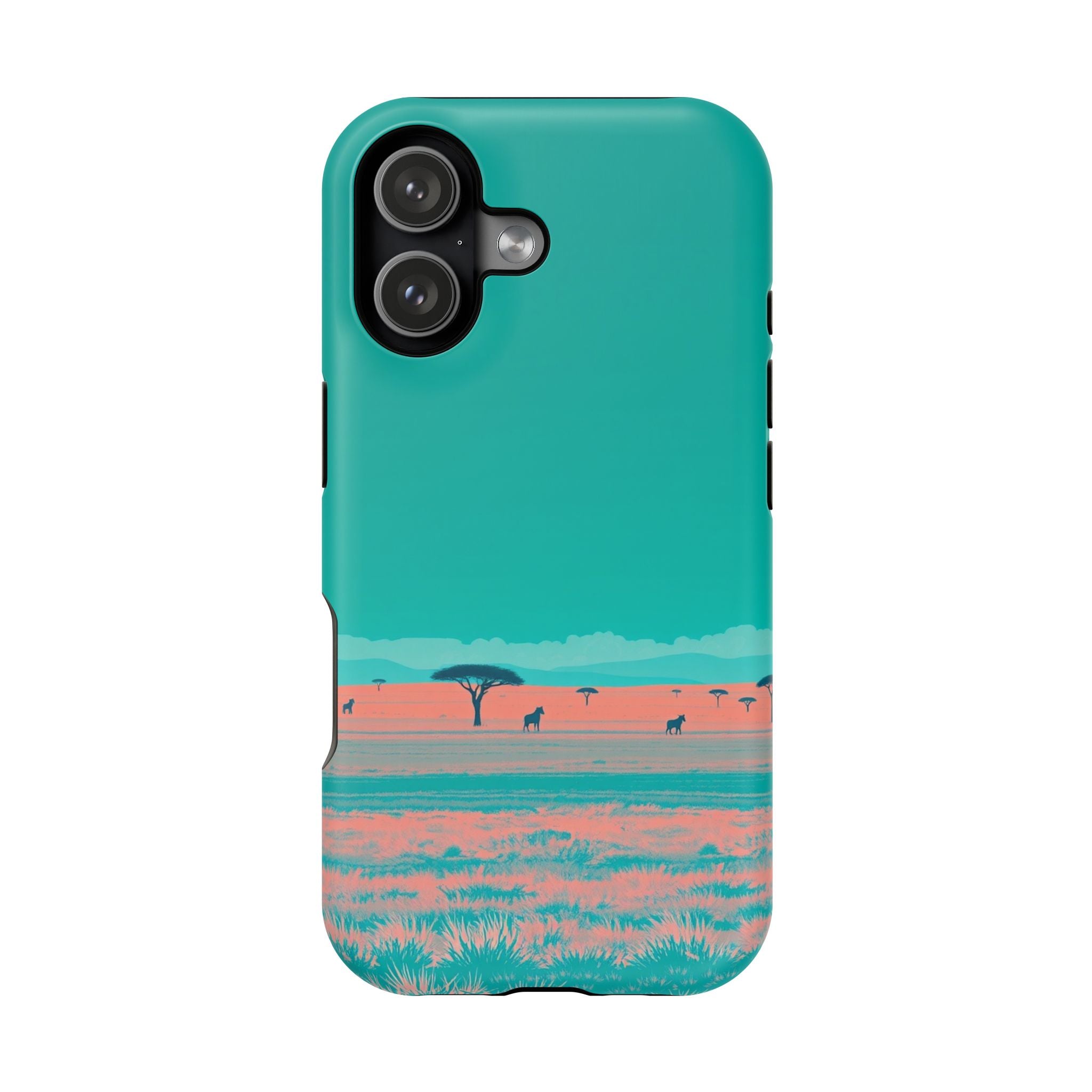 iPhone Savanna Horizon Risograph Print Slim Everyday Designer Case · iPhone Case
