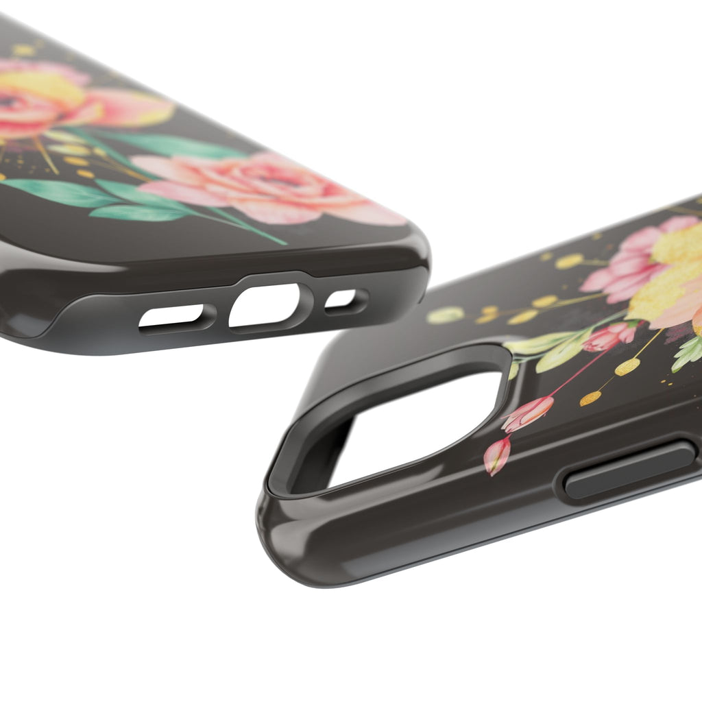 iPhone Earthy Floral Watercolor Splash Design Clean iPhone 14 Minimal · iPhone C