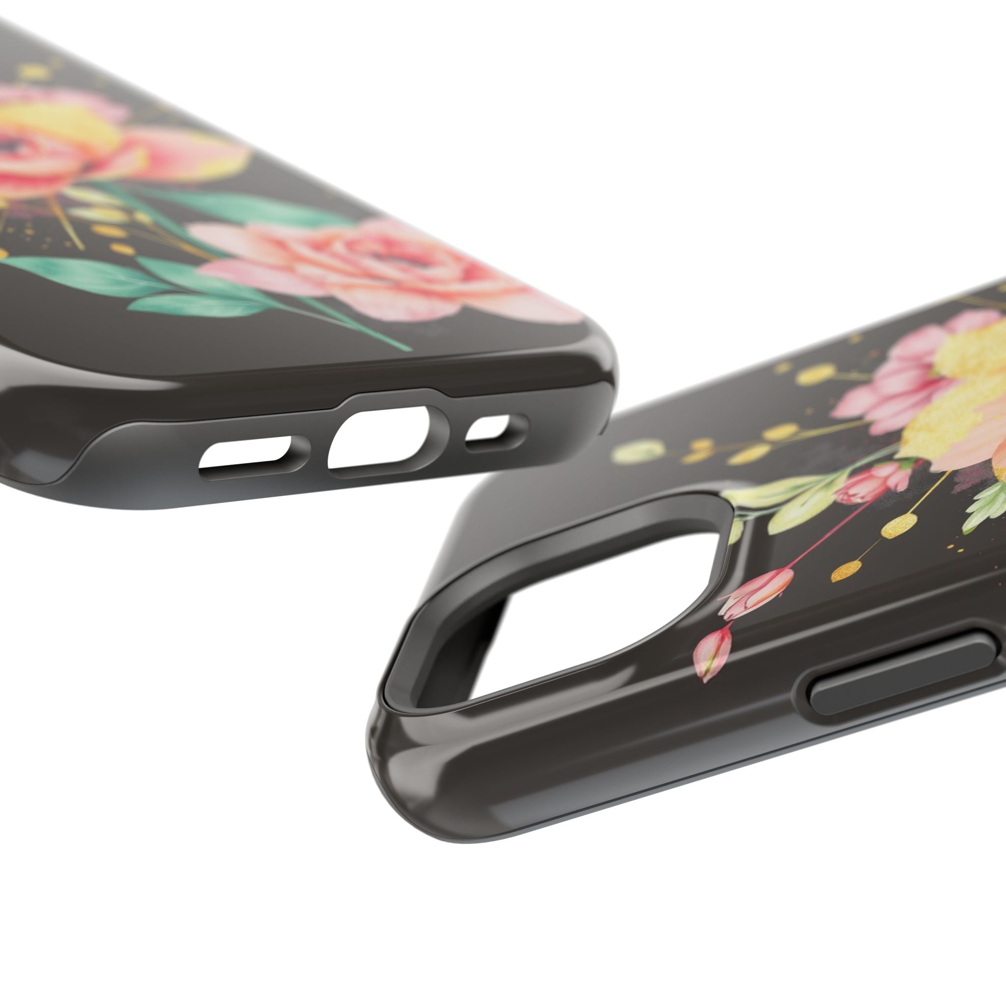 iPhone Earthy Floral Watercolor Splash Design Clean iPhone 14 Minimal · iPhone C