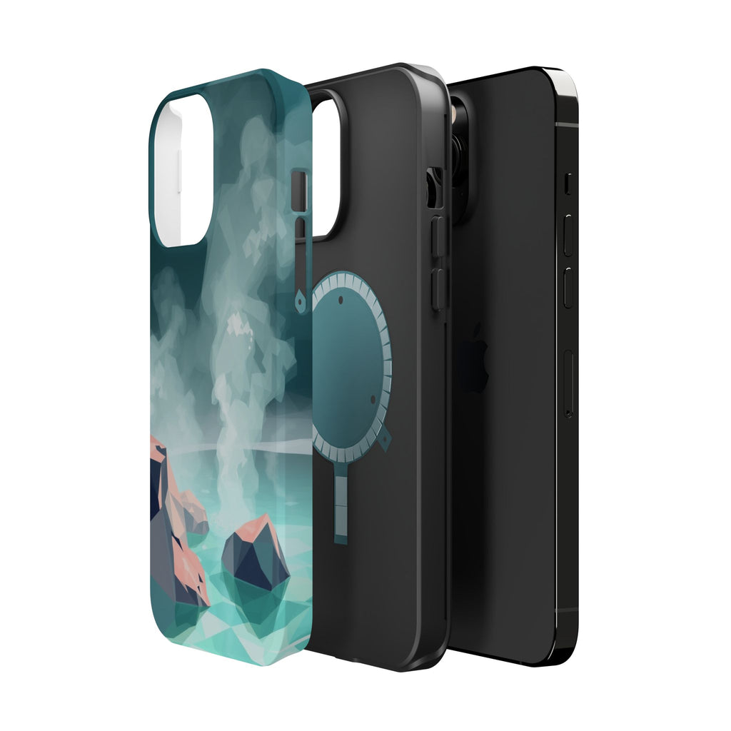 iPhone Mint And Blush Hot Spring Steam Slim Everyday iPhone 10 Designer · iPhone