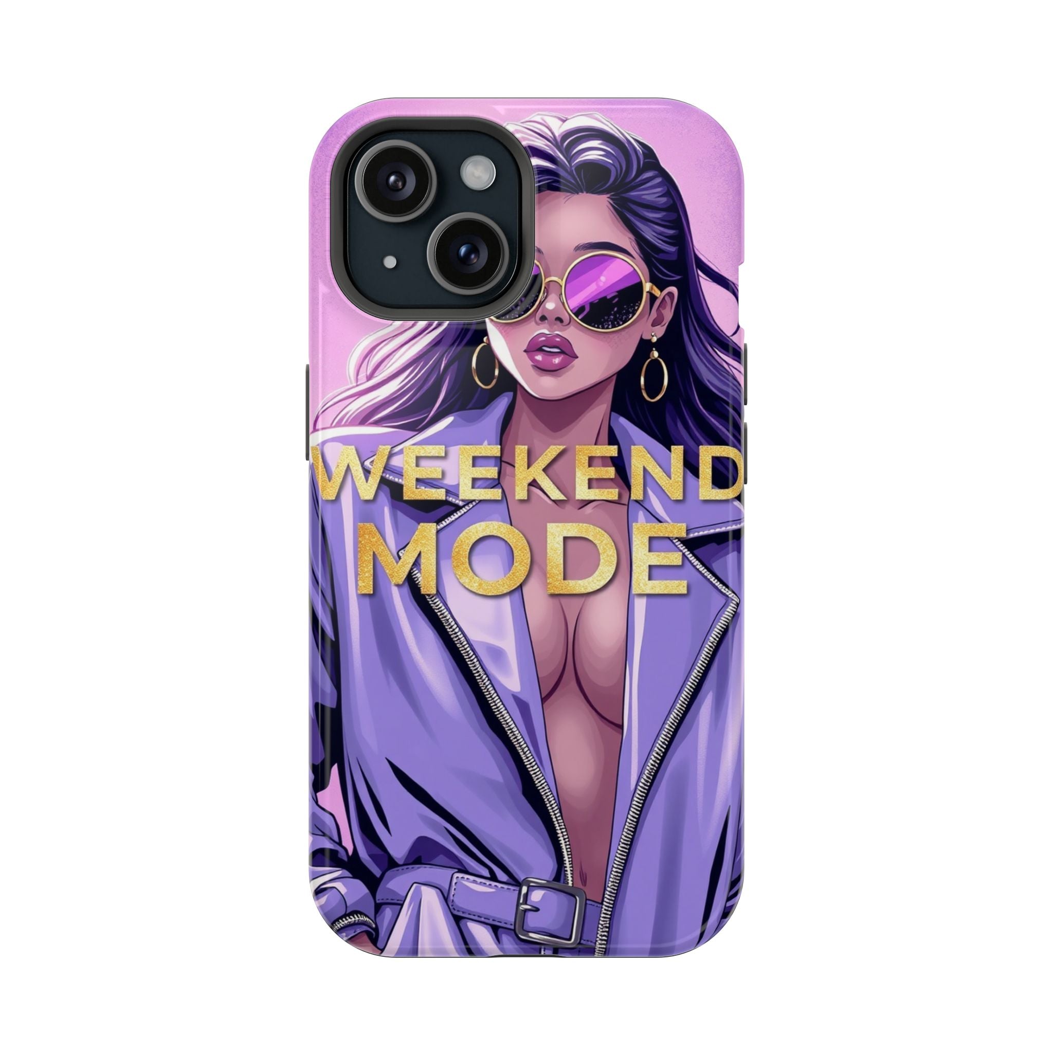 iPhone Lavender And Pearl Weekend Mode On Slim Everyday Designer Case · iPhone C