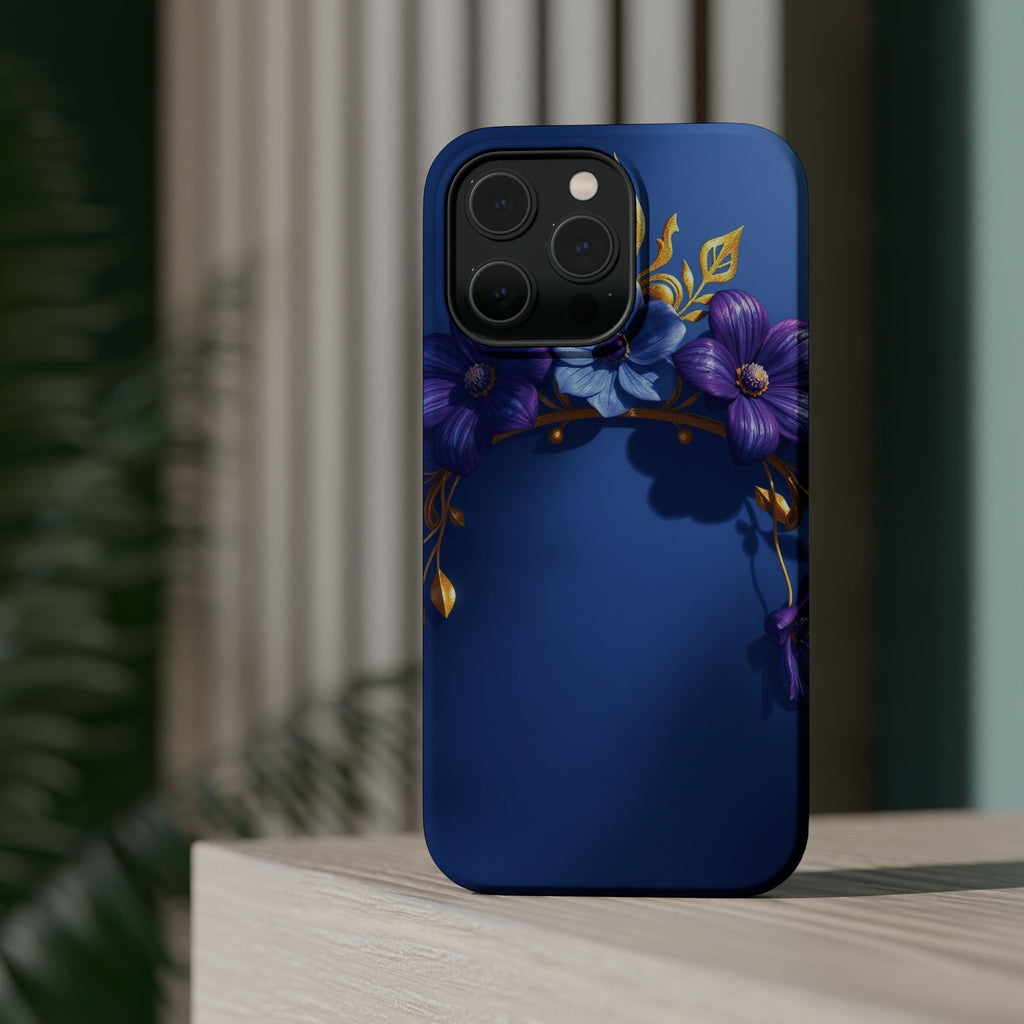 iPhone Vibrant Floral Crown Design 14 Slim Everyday Designer Case · iPhone Case