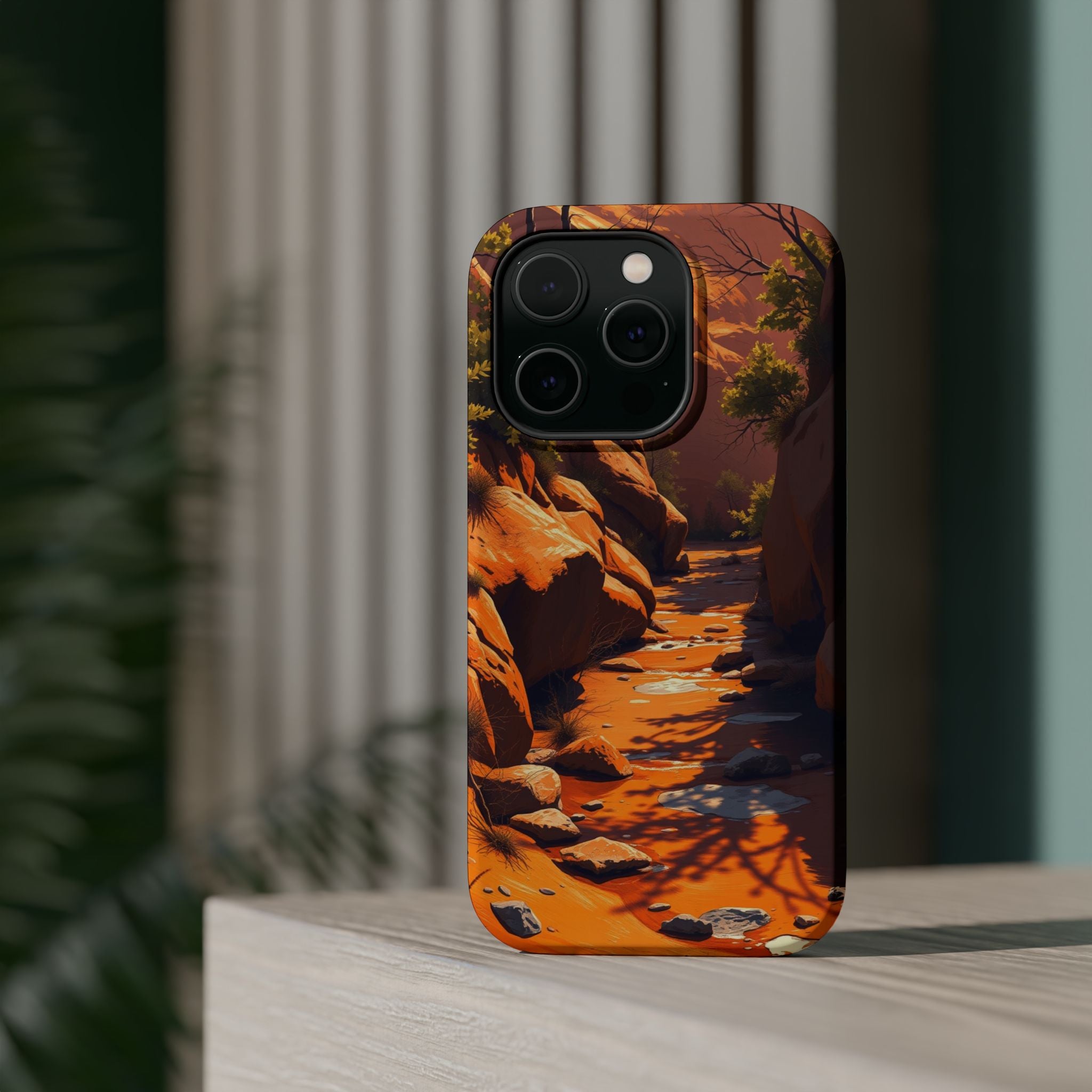 iPhone Spring Creek Bold Art Slim Everyday Designer Case · iPhone Case