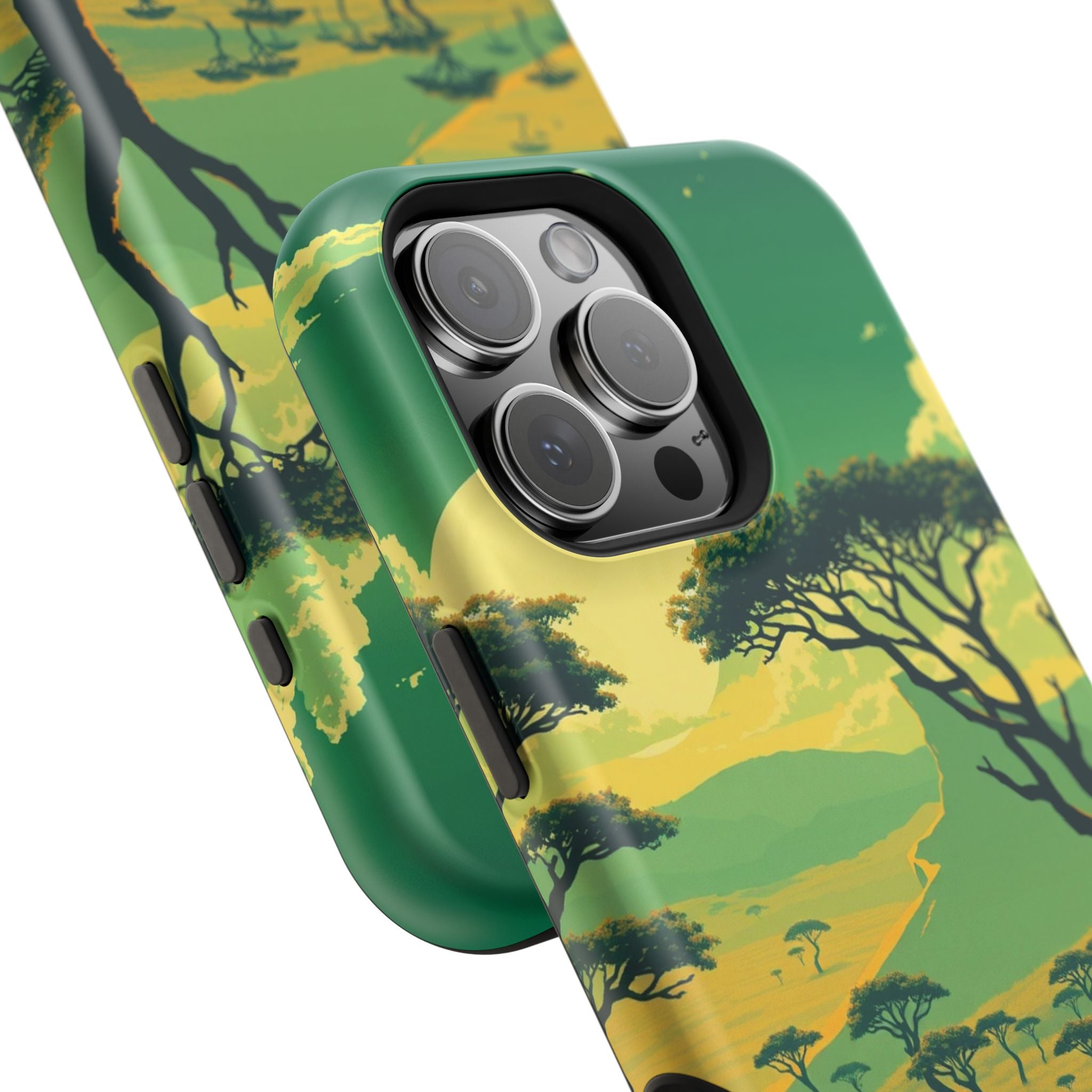 iPhone Savanna Horizon Pixel Art -Bit Slim Everyday Designer Case · iPhone Case