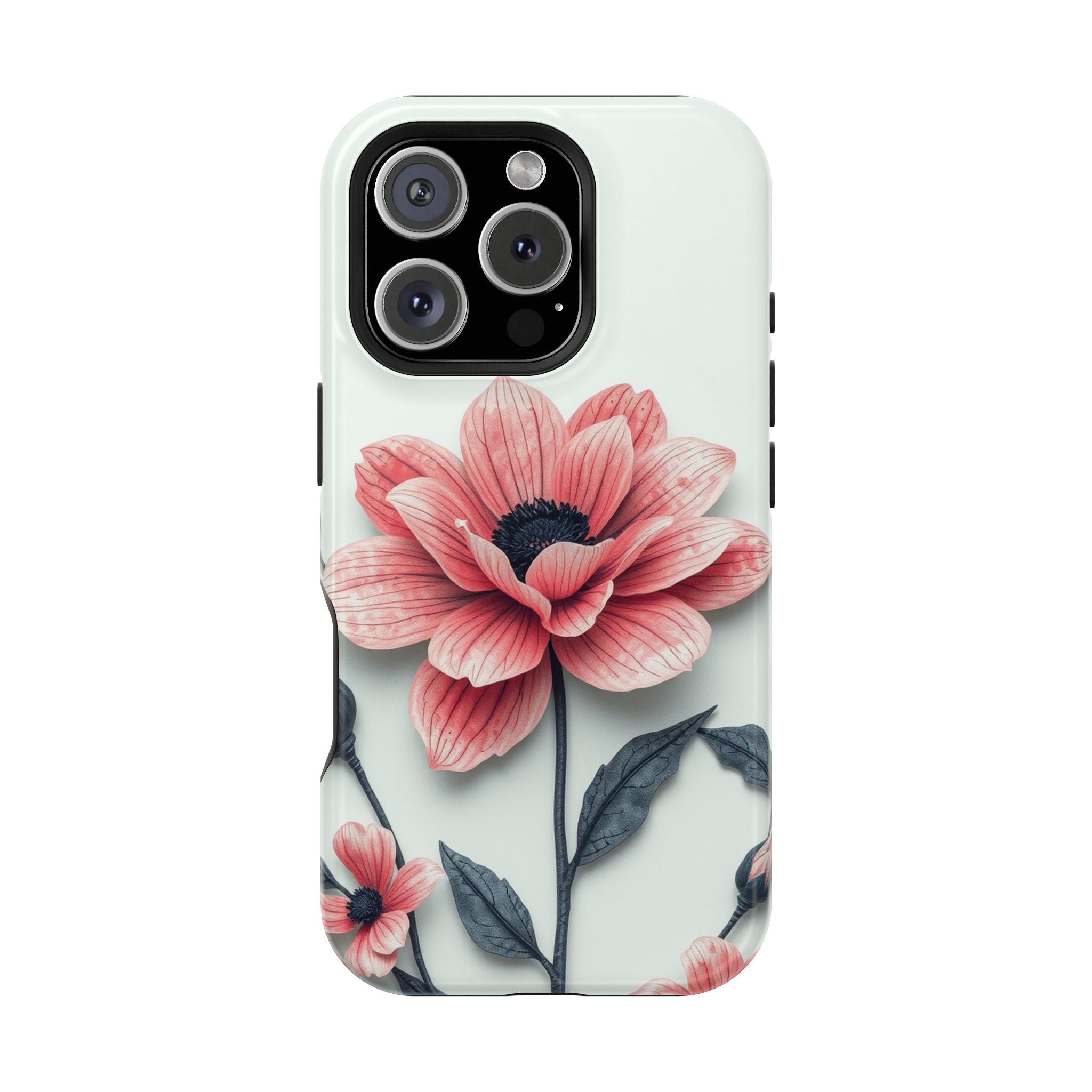 iPhone Dreamy Floral Ink Wash Design Slim Everyday iPhone 12 Designer · iPhone C