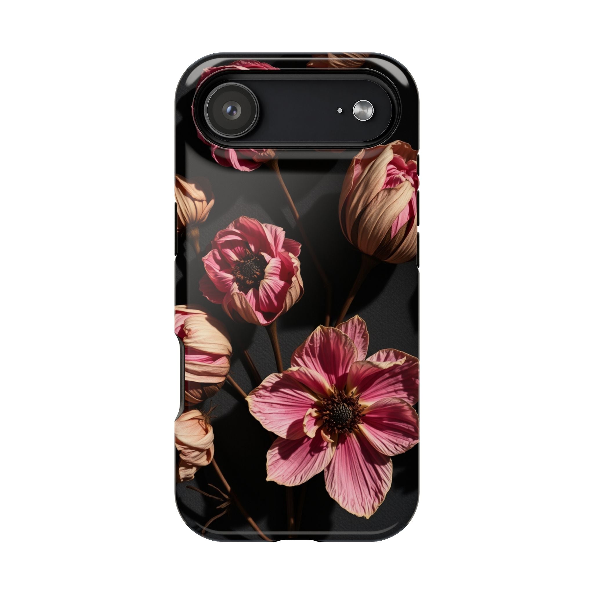 iPhone Dried Flower Flat Lay Electric Art Slim Snap Case · iPhone Case