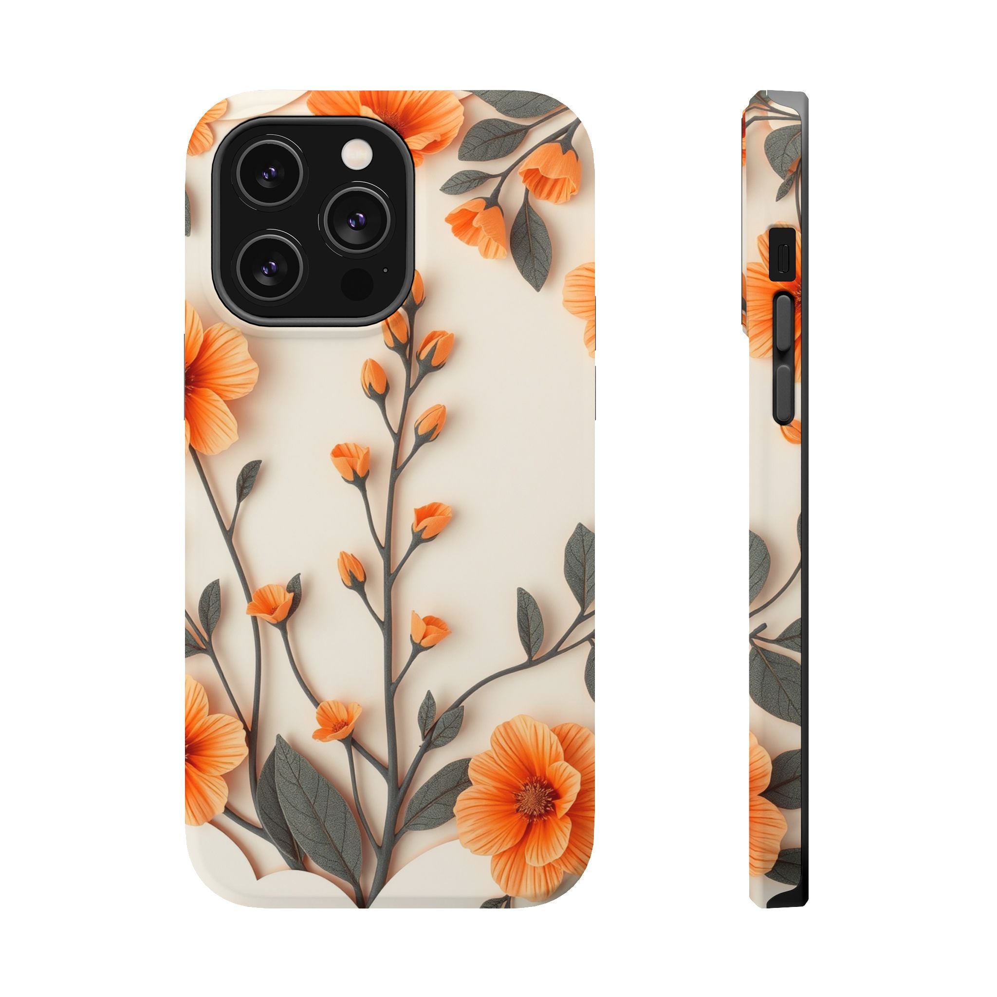 iPhone Vintage Botanical Print Paper Cut Art Slim iPhone Everyday · iPhone Case
