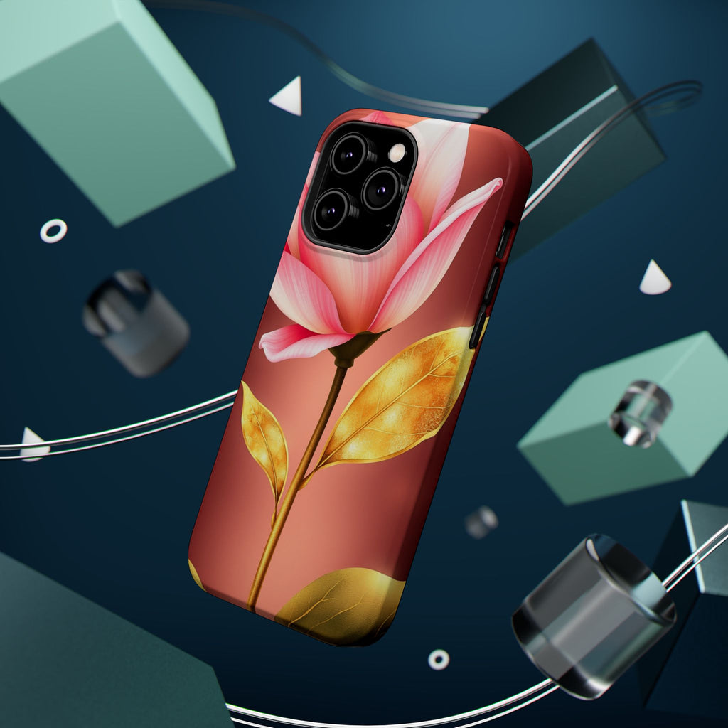 iPhone Dreamy Bloom and Leaf Design 14 Slim Everyday Designer Case · iPhone Case