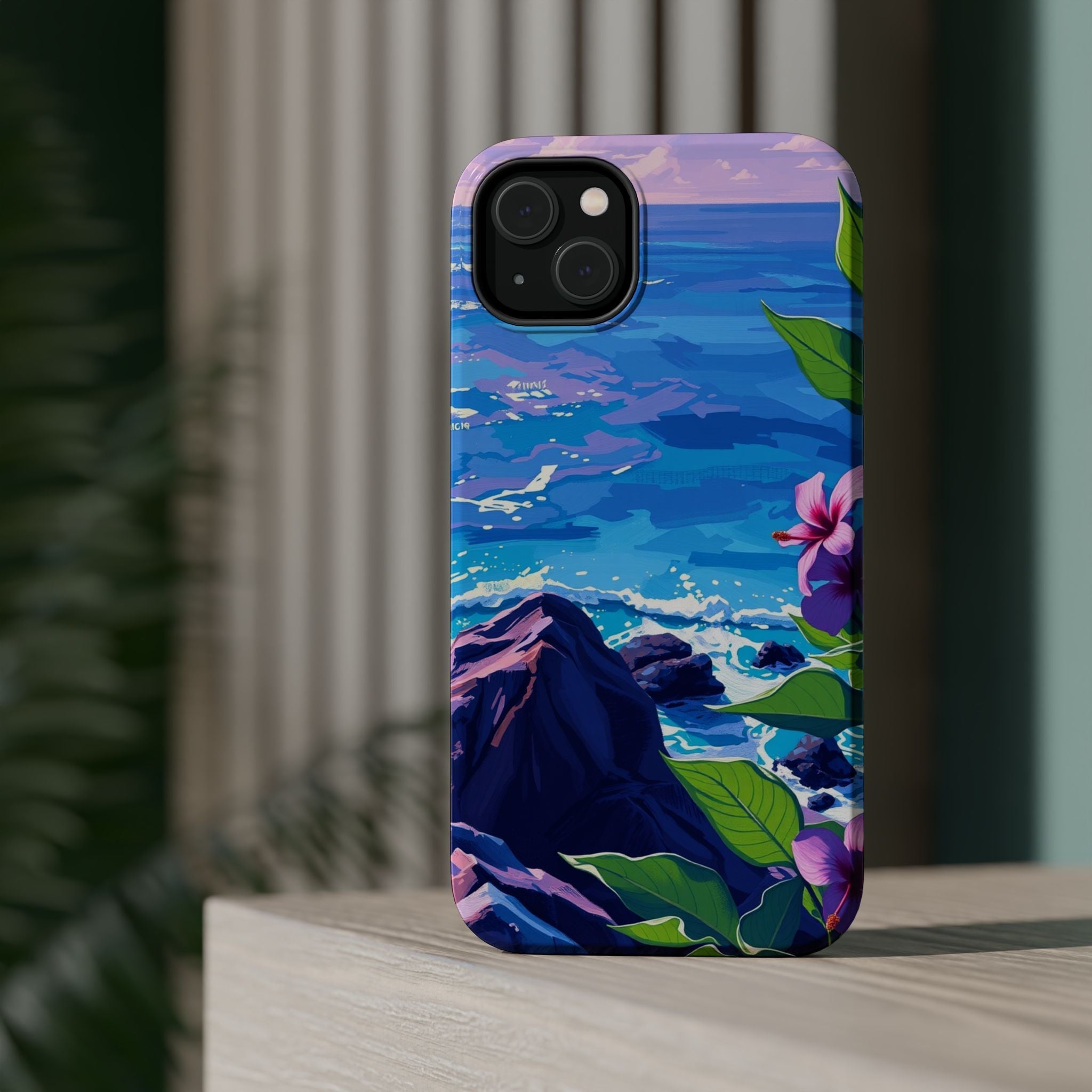 iPhone Hibiscus Coast Enchanted Art Slim Everyday Designer Case · iPhone Case