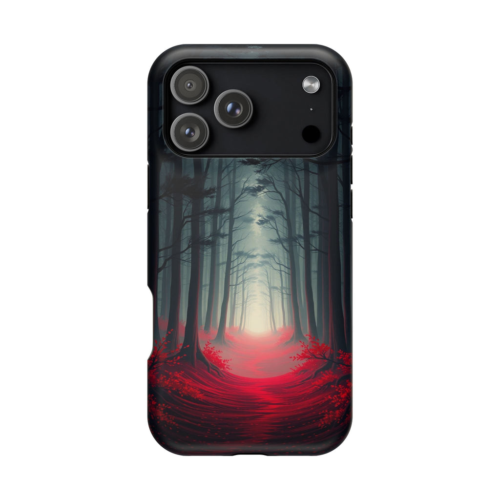 iPhone Dreamy Misty Forest Path Design Slim Everyday Designer Case · iPhone Case