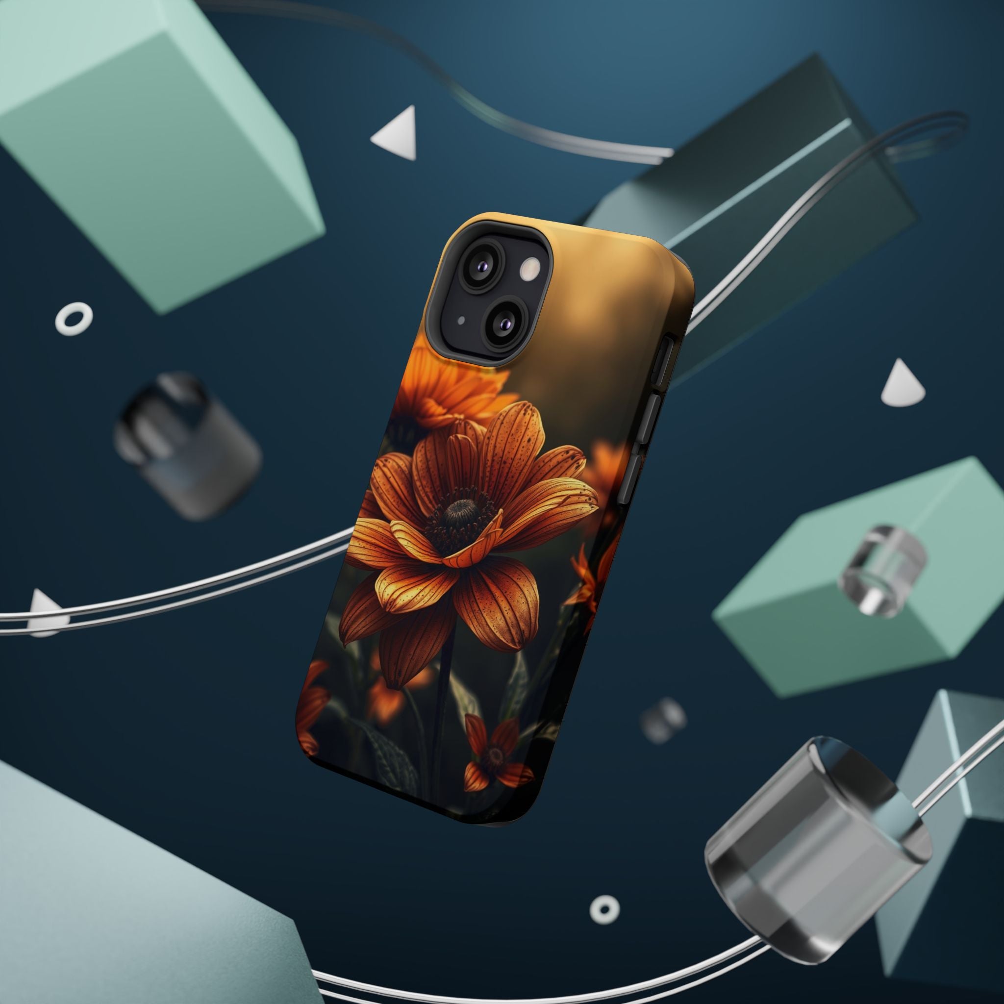 iPhone Radiant Floral Ombre Design Bold Modern Everyday Snap Case · iPhone Case
