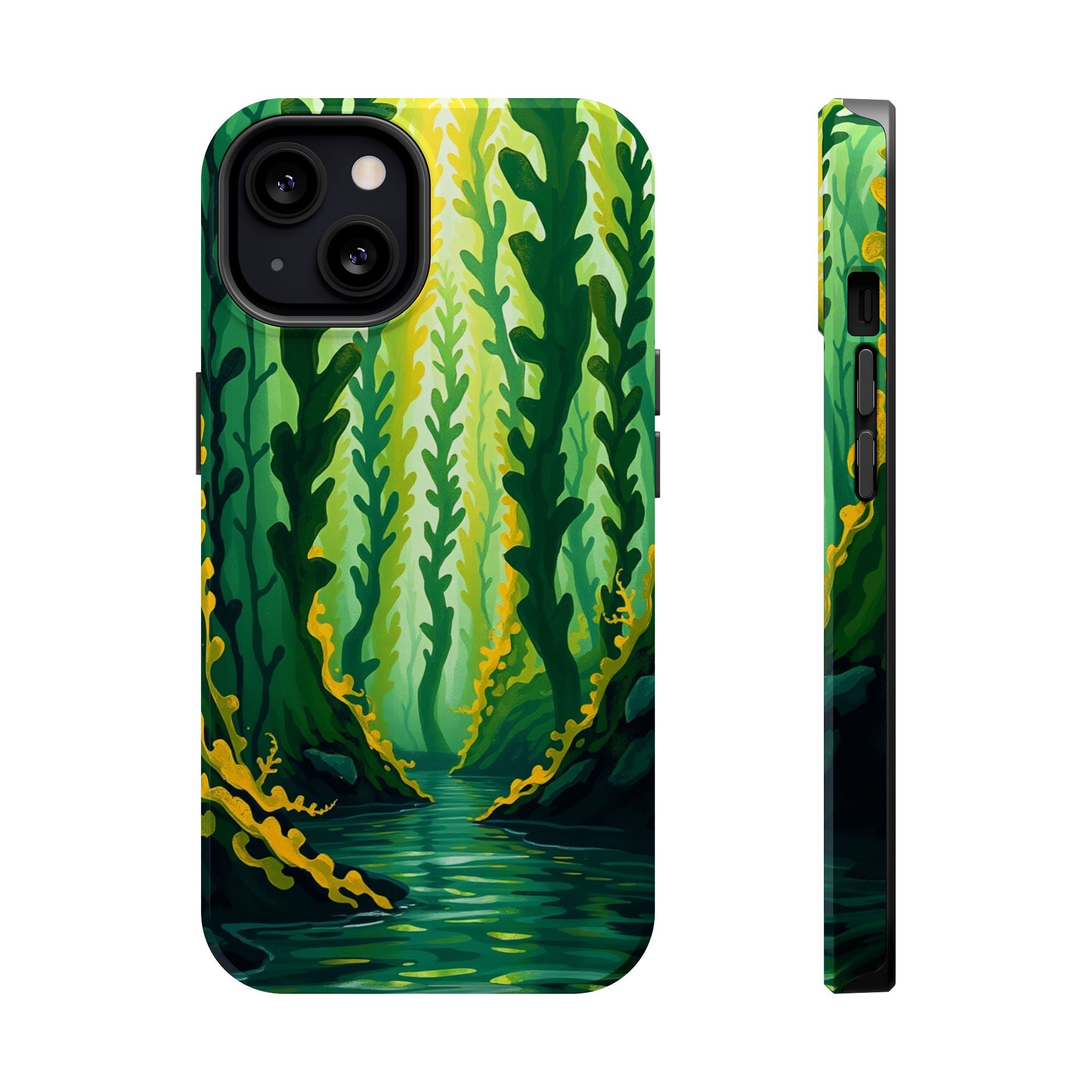 iPhone Kelp Forest Oil Painting Impressionist Slim iPhone Everyday · iPhone Case