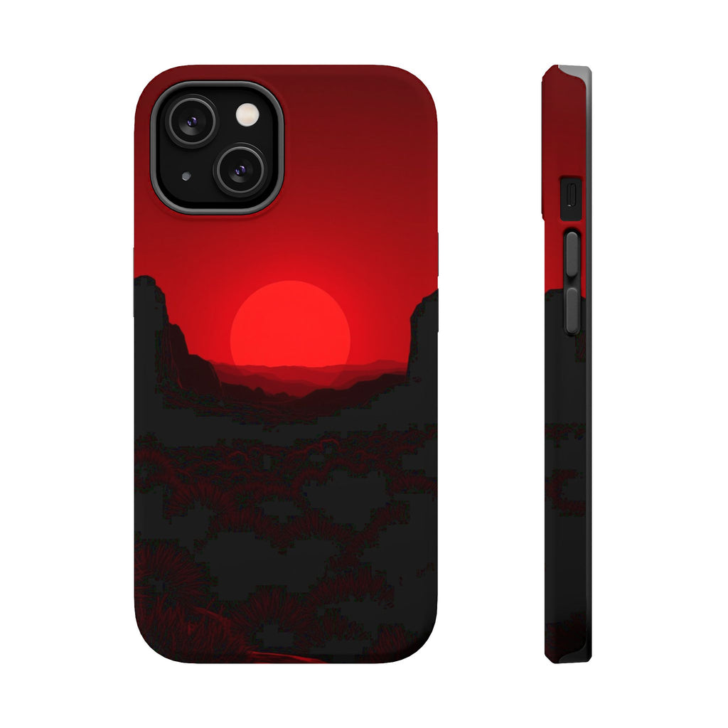 iPhone Vibrant Mesa Sunset Design Bold Modern Everyday Snap Case · iPhone Case