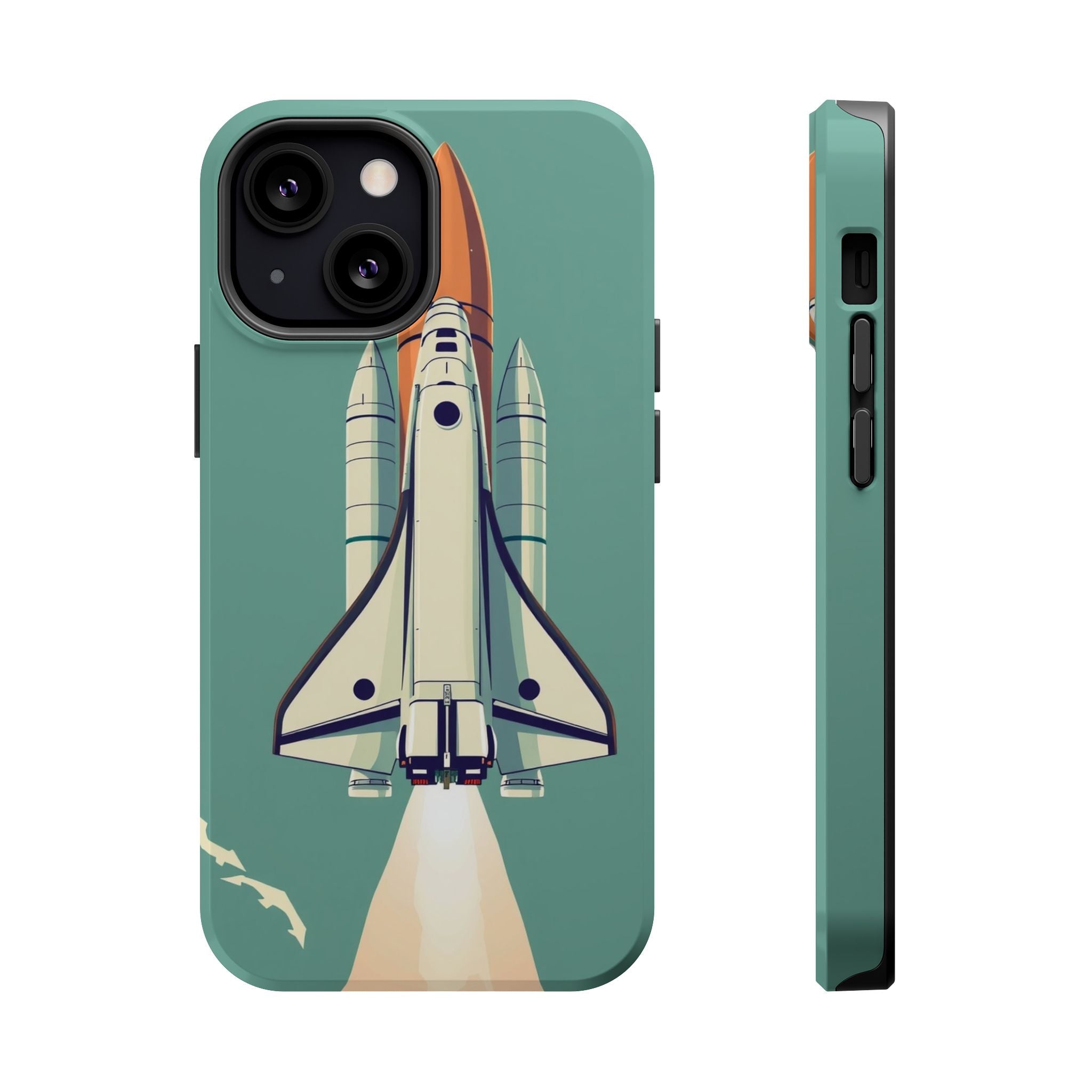 iPhone Retro Space Shuttle Cinematic Art Slim Everyday Designer Case · iPhone Ca