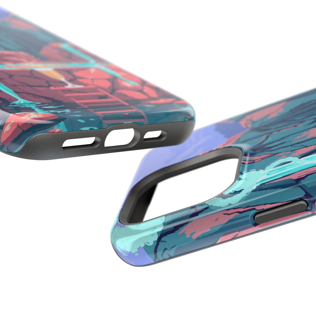 iPhone Hot Spring Steam Electric Art Slim Everyday Designer Case · iPhone Case