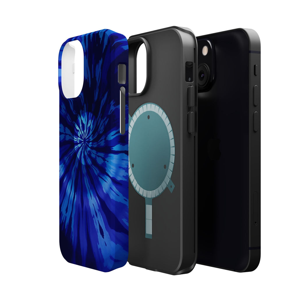 iPhone Tie-Dye Vortex Dark Gothic Ink Slim Everyday Designer Case · iPhone Case