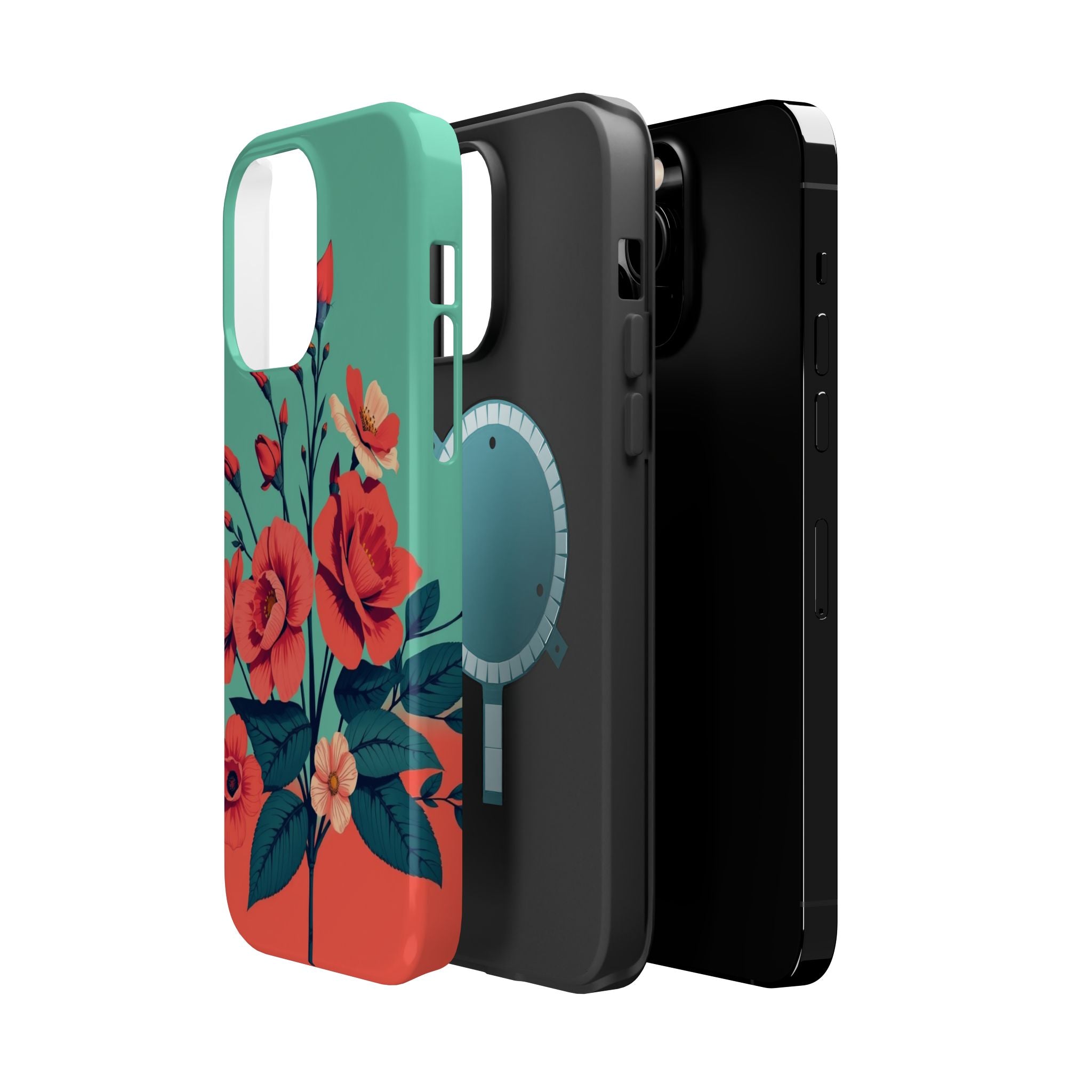 iPhone Pin-up Floral Cinematic Art Bold Modern Everyday Snap Case · iPhone Case