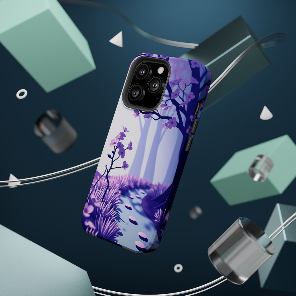 iPhone Blossom Trail Paper Cut Art Bold Modern Everyday Snap Case · iPhone Case
