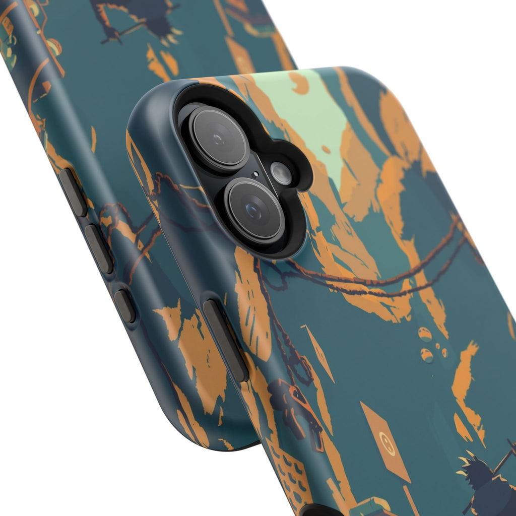 iPhone Mustard And Rust Unhinged in a Cute Way Soft Finish Everyday Case · iPhon